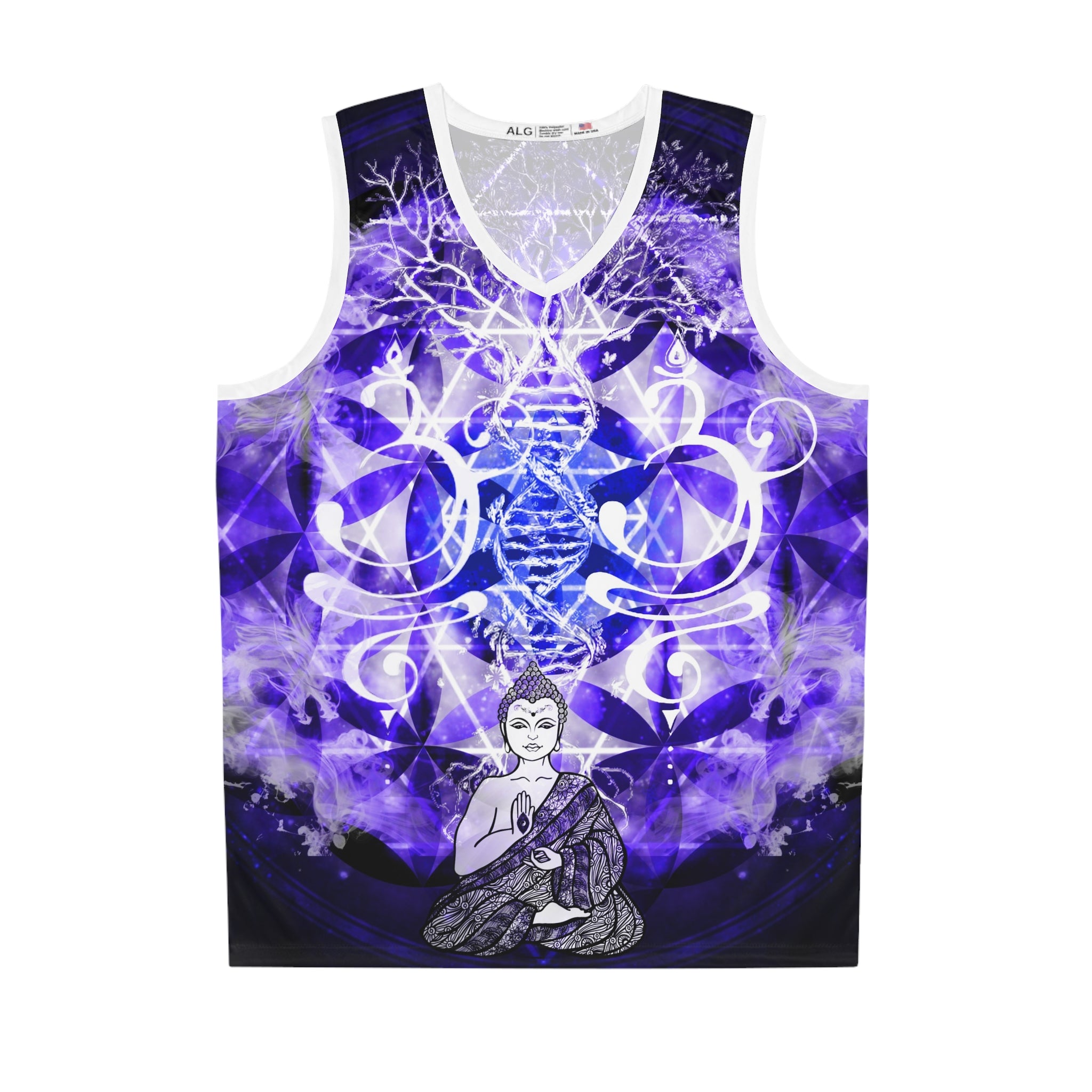 Katerina's We Will Go Home Buddha Meditations Basketball Jersey