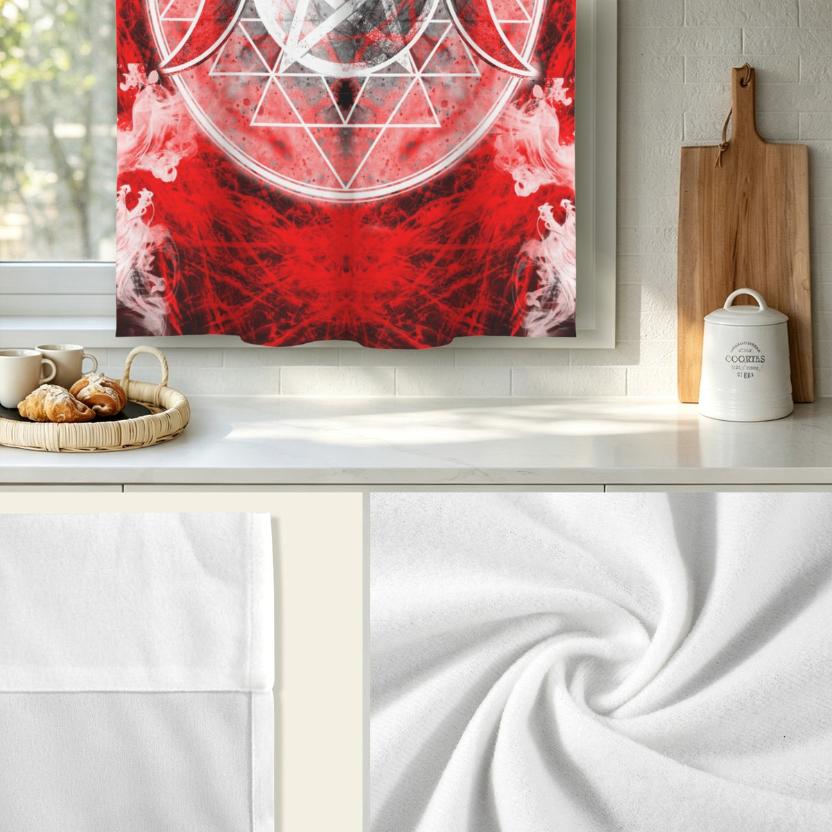 Katerina's Waiting for Hello Triple Goddess Meditations Window Curtain 27.6" x 39.4" ( 1 Piece ) | Ships from USA