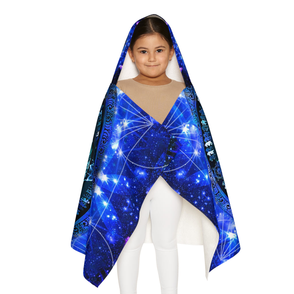 Amen Jin's Katerina's Eros and Psyche Desires Wheel of Time Meditations Youth Hooded Towel