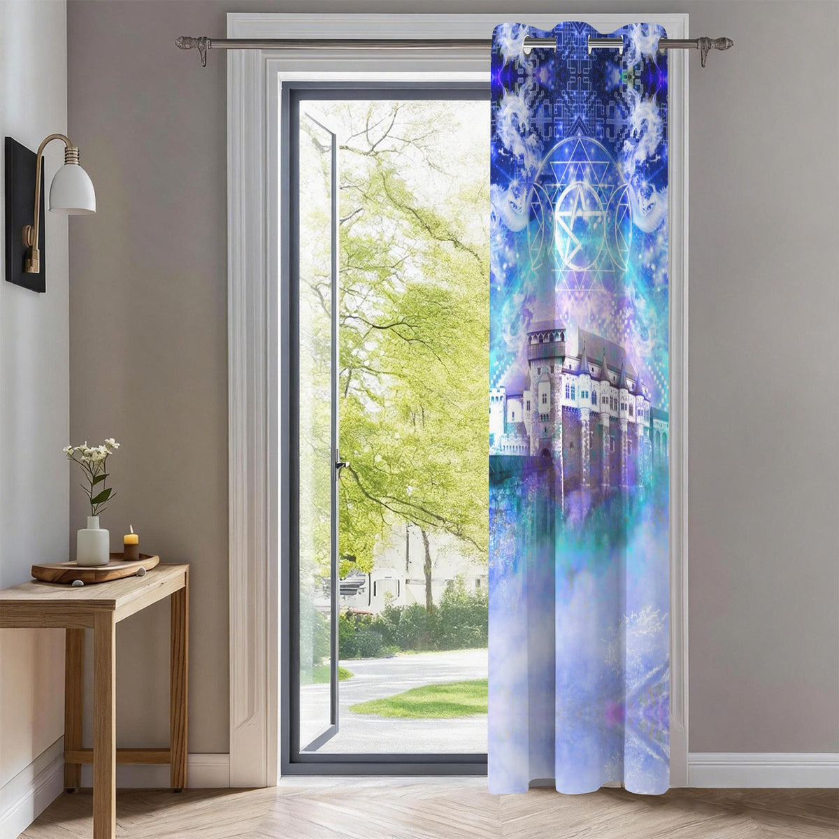 Amen Jin's Katerina's Eros & Psyche Dracularian Meditations Grommet Curtain 42" x 84" ( 1 Piece ) | Ships from USA