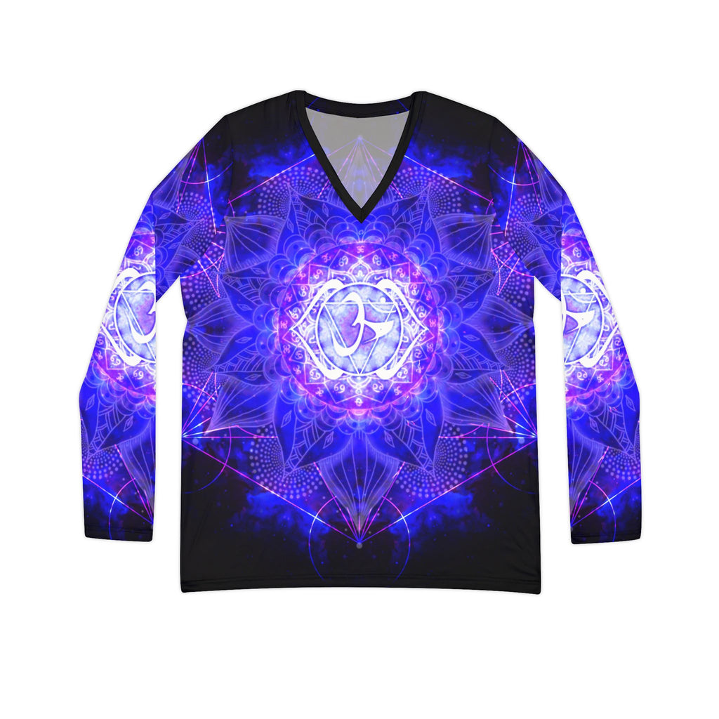 Ajna Meditations Long Sleeve V-neck Shirt