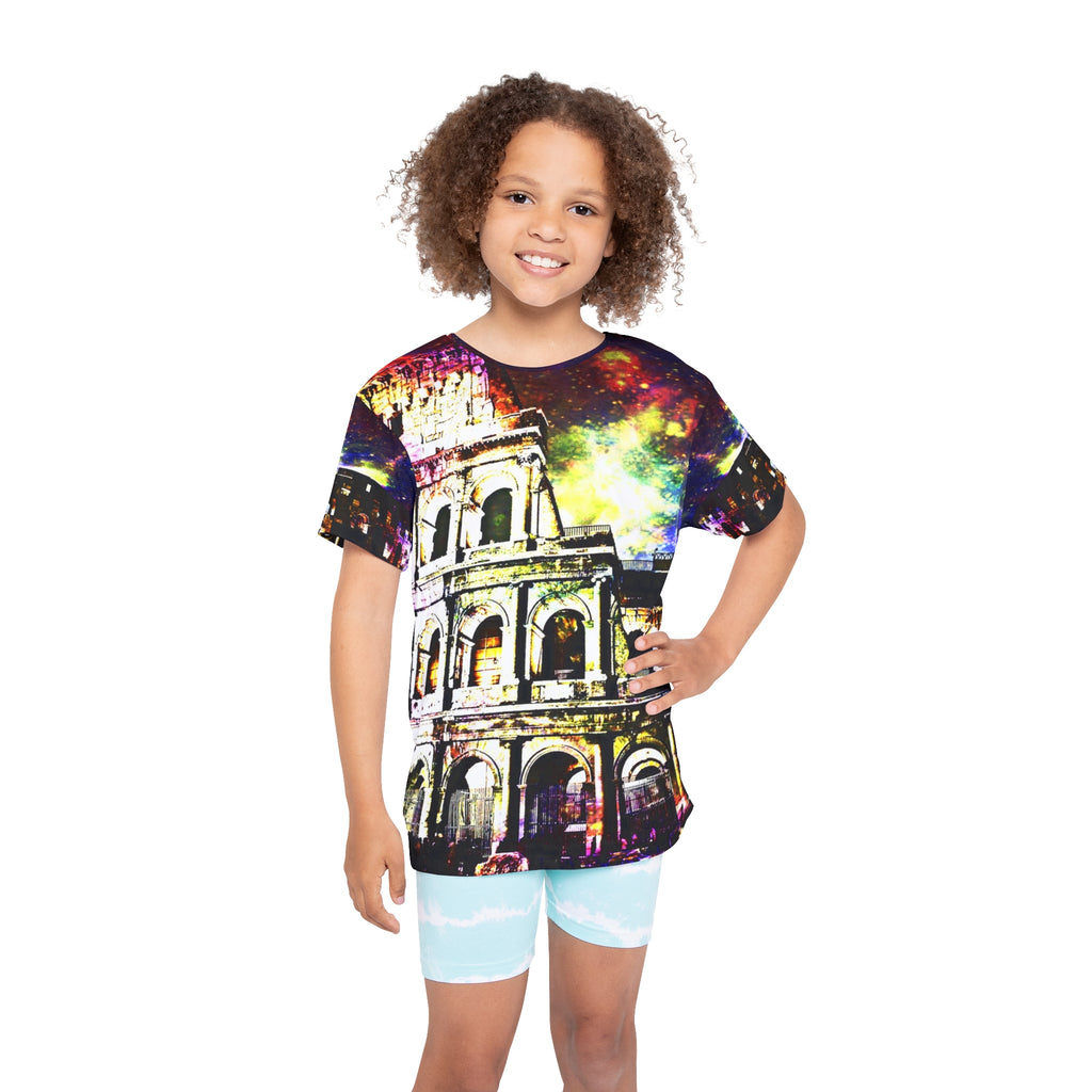 Rainbow Universe Dreams of Roman Patterns Past Kids Sports Jersey