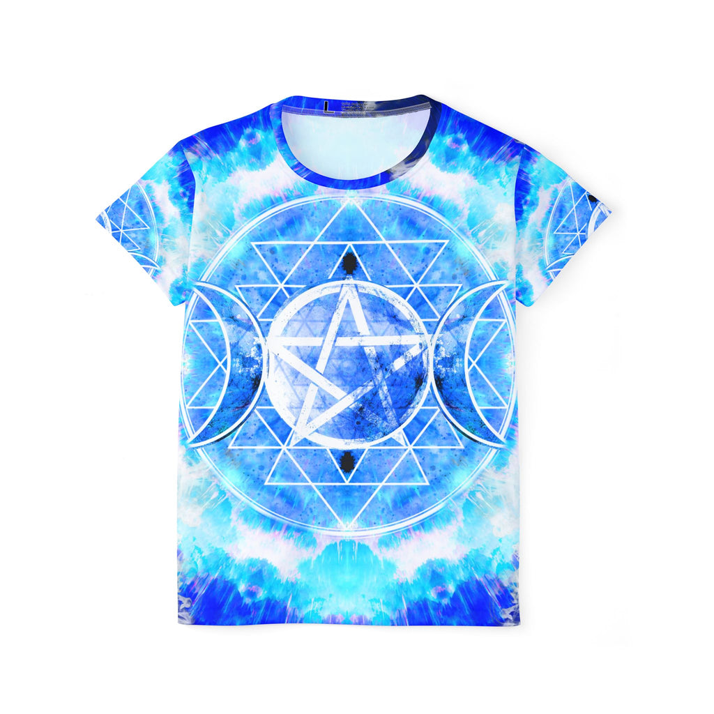 Amen Jin's Blue Sun Triple Goddess Meditations Women's Sports Jersey
