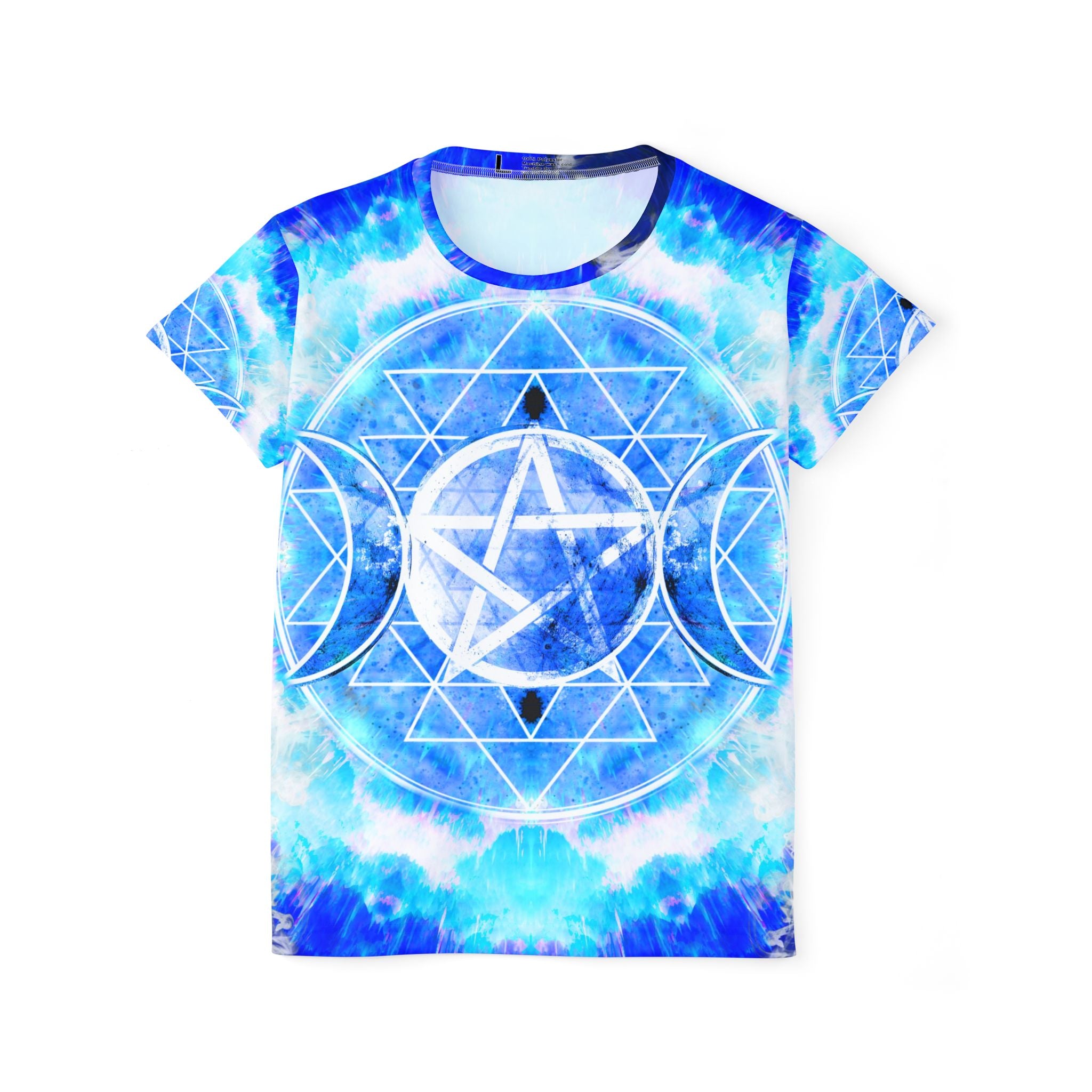 Amen Jin's Blue Sun Triple Goddess Meditations Women's Sports Jersey