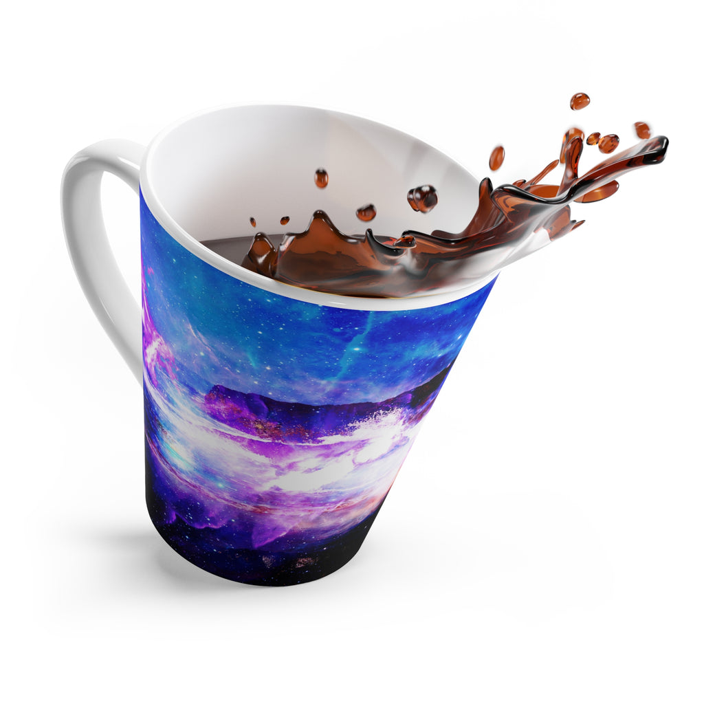 Ad Amorem Amisi Somewhere of the Indian Ocean Dreams Latte Mug