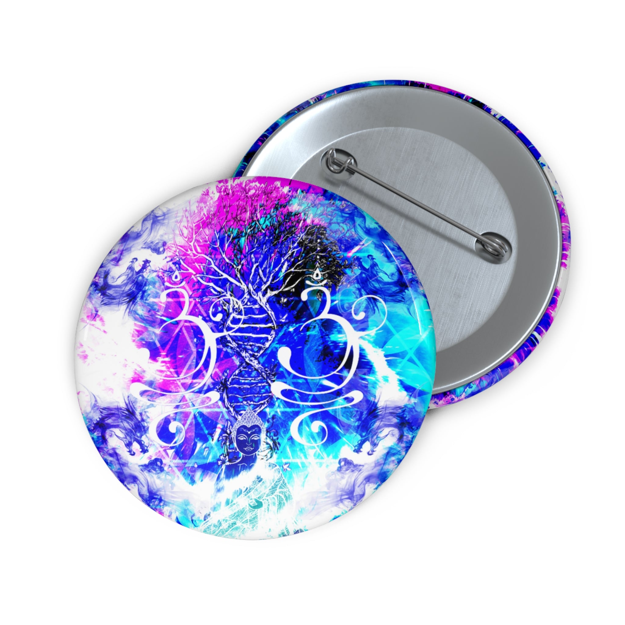 Creation's Buddha Meditations Pin Buttons