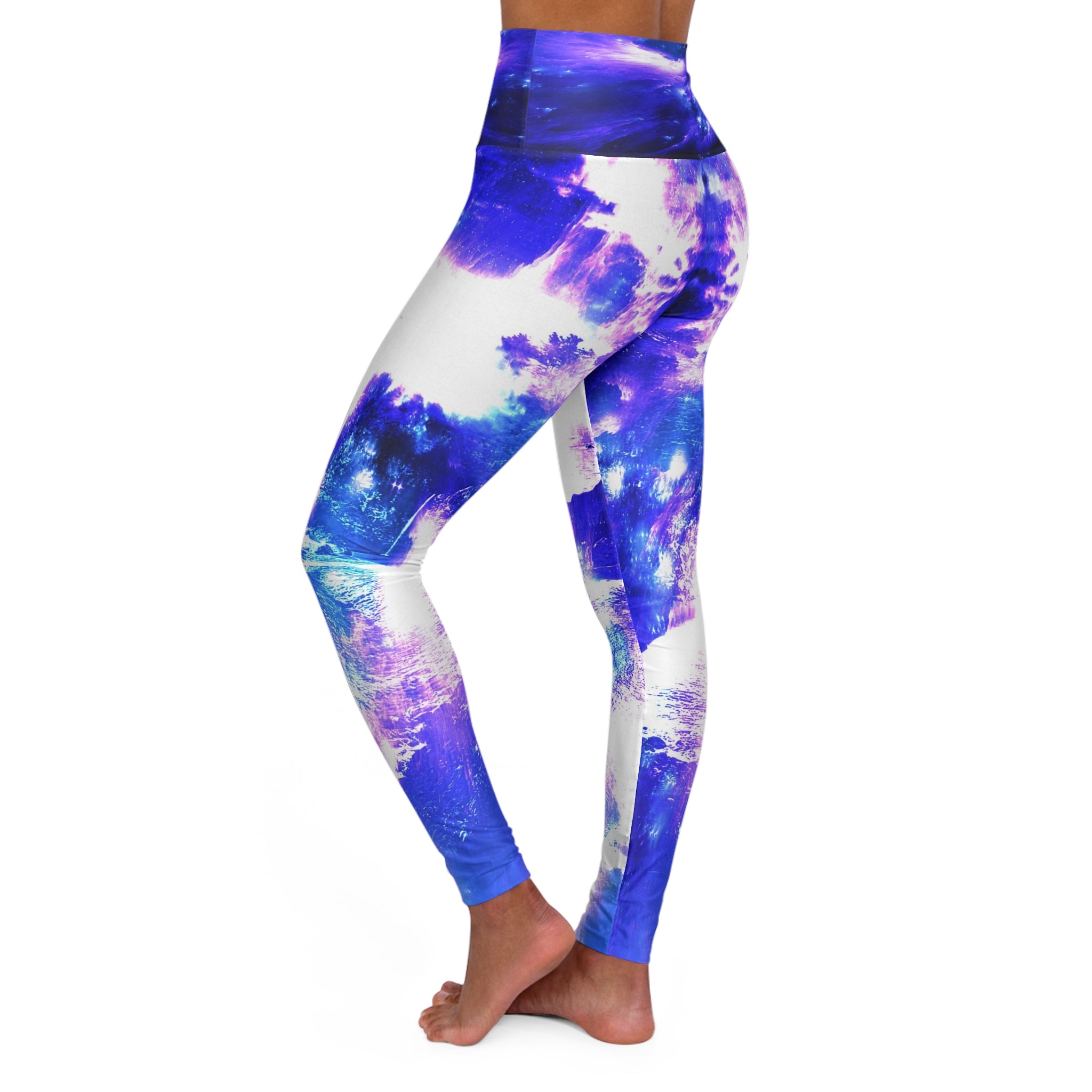 Amethyst Sapphire Hideaway Cove Dreams High Waisted Yoga Leggings