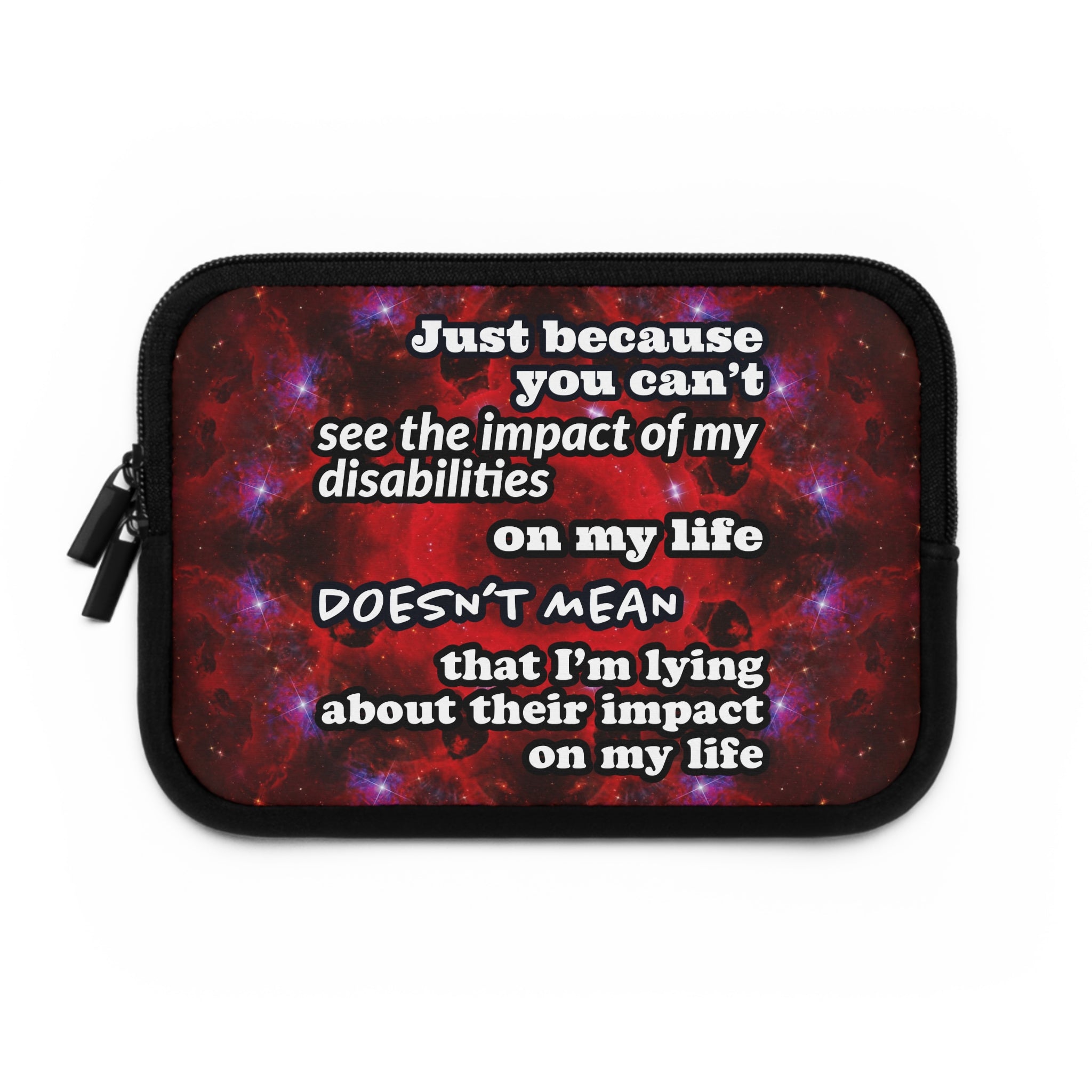 Katerina’s Battle Symphony Desires "Just Because You Can't" Laptop Sleeve