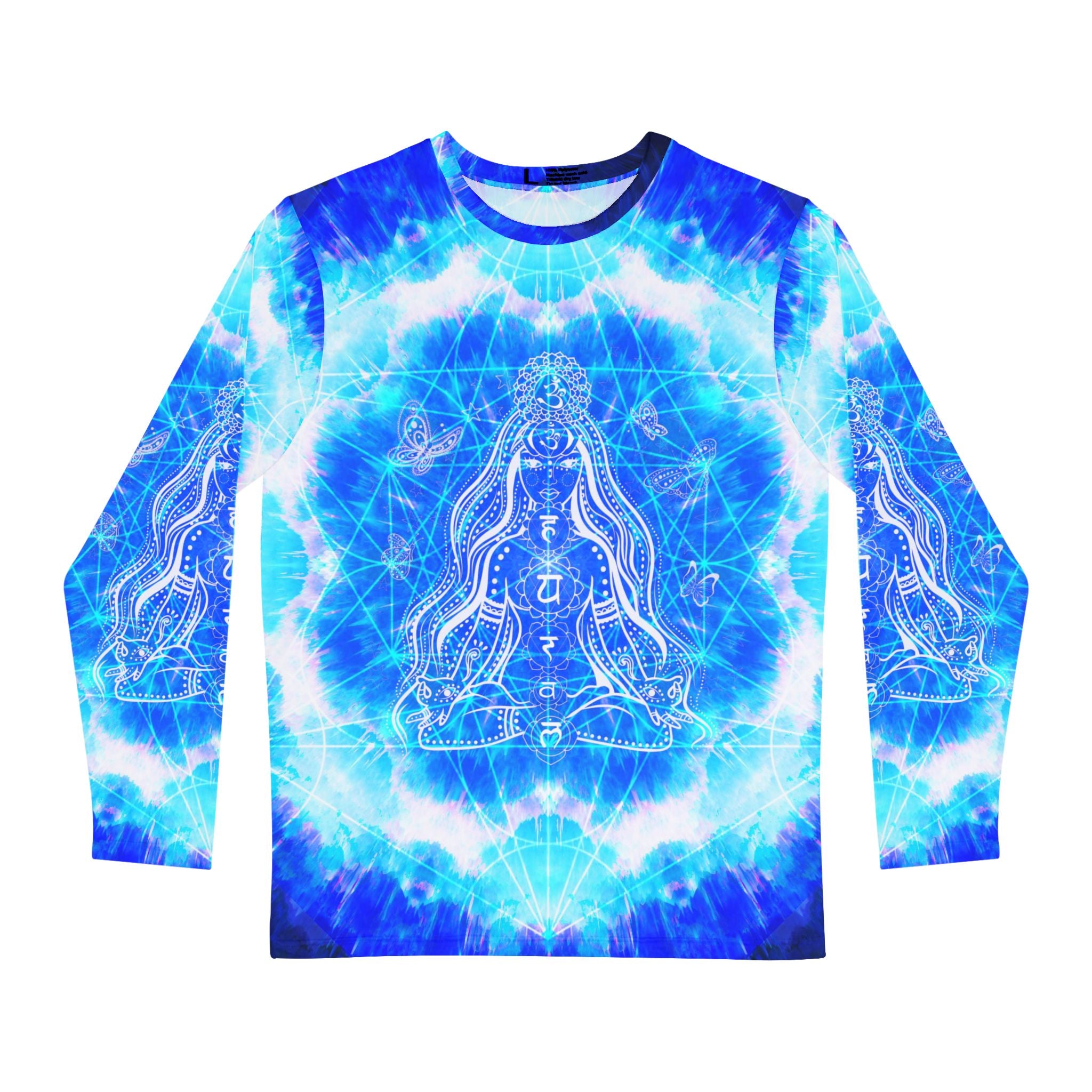 Amen Jin's Blue Sun Cosmic Meditations Men's Long Sleeve Shirt
