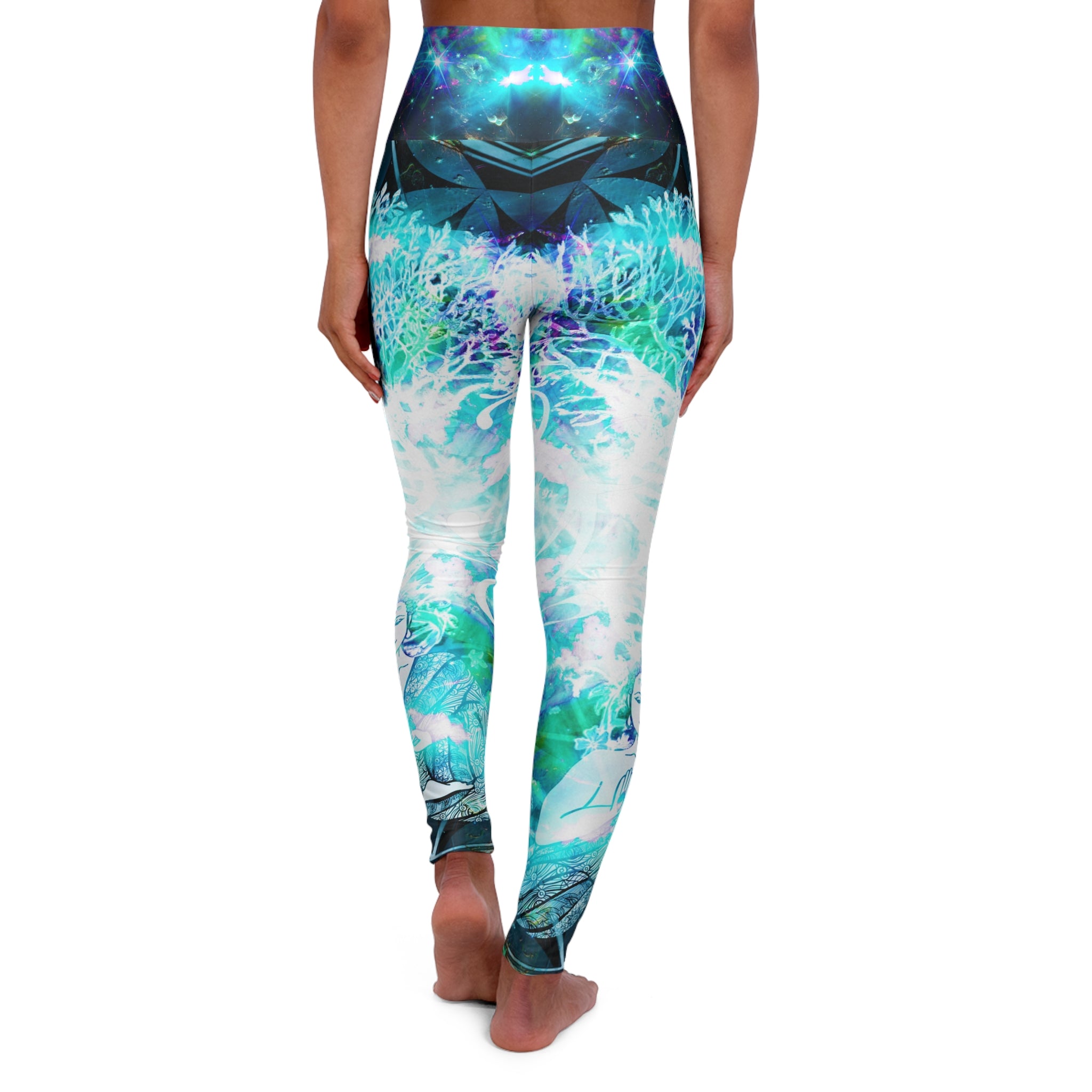 Katerina's Now and Forever Buddha Meditations High Waisted Yoga Leggings