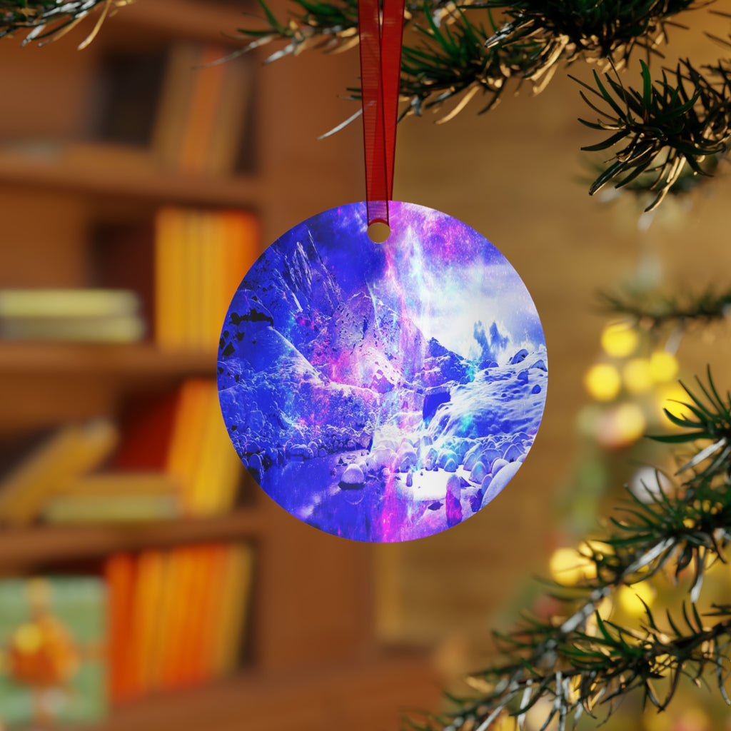 Amethyst Yule Night Dreams Metal Ornaments