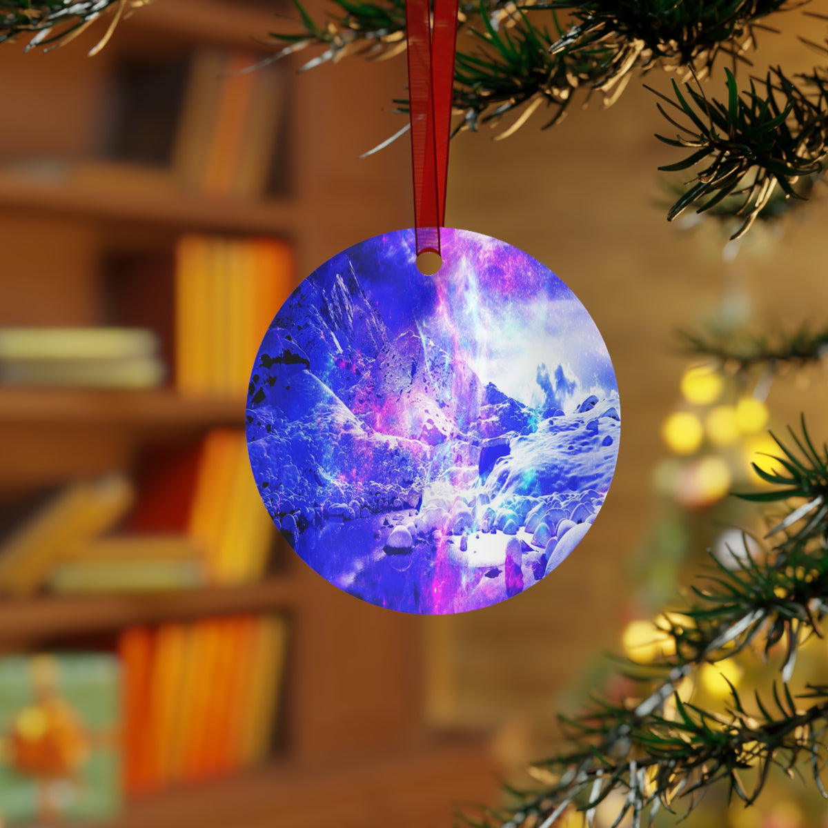 Amethyst Yule Night Dreams Metal Ornaments