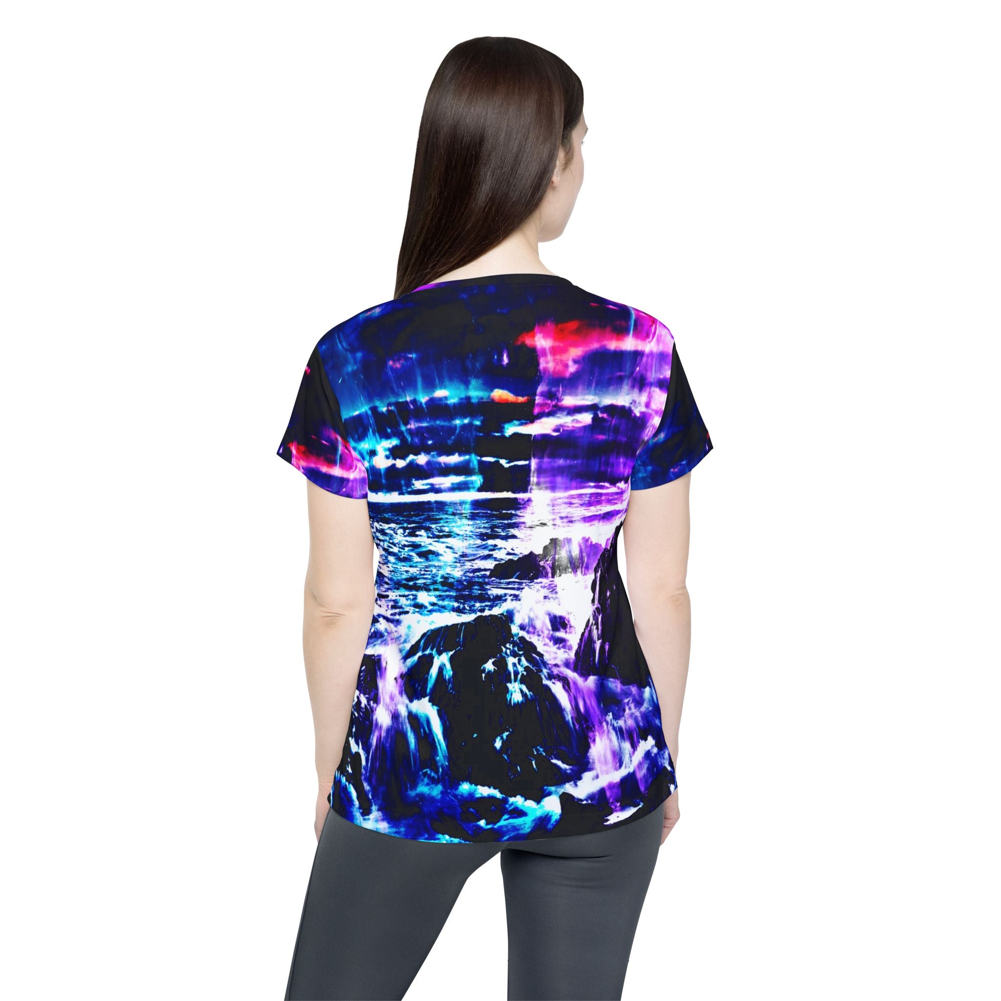 Ad Amorem Amisi Cosmic Falls Dreams Women's Sports Jersey