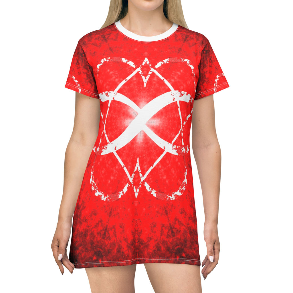 Katerina's Battle Symphony Red Instead Infinity Desires 2024 T-Shirt Dress