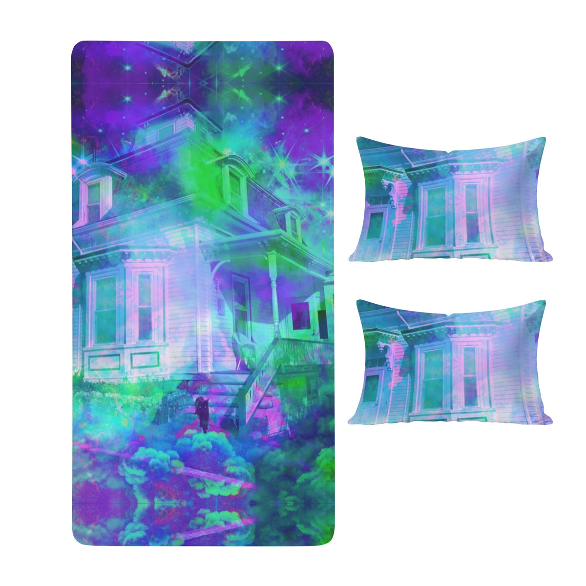 Katerina's Now & Forever Hocus Pocus Desires Twin Bedding Set (Fitted Sheet + Pillowcases) | Ships from USA