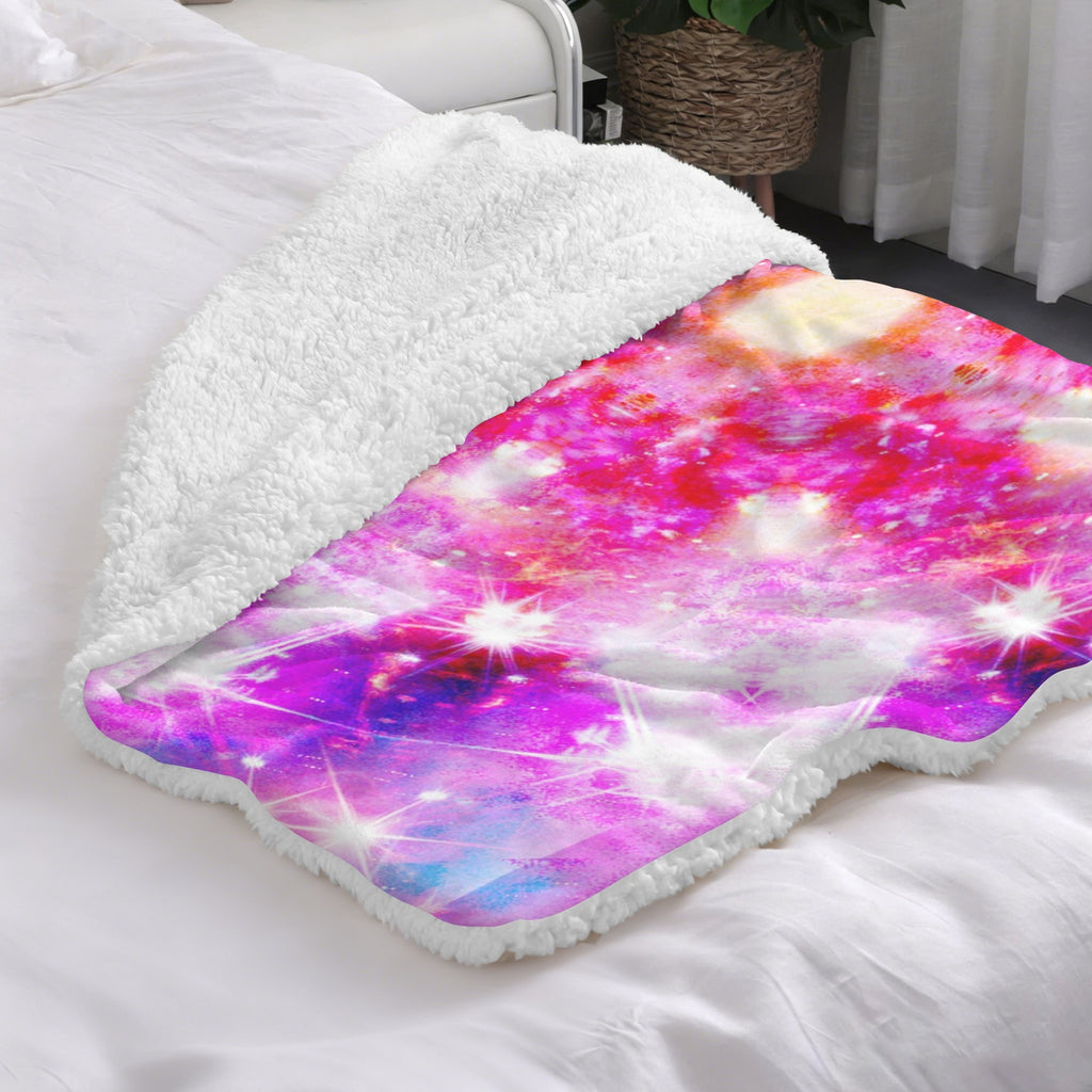 Katerina's Dreams of Angels Desires Sherpa Fleece Blanket 30" x 40" | Ships from USA
