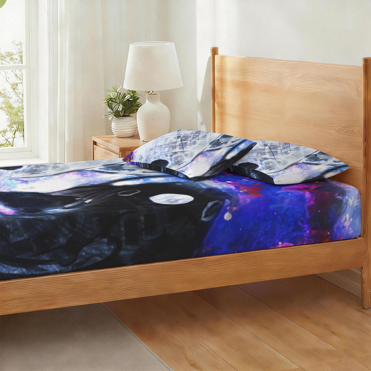 Katerina's Cassandra Koi Desires Twin Bedding Set (Fitted Sheet + Pillowcases) | Ships from USA