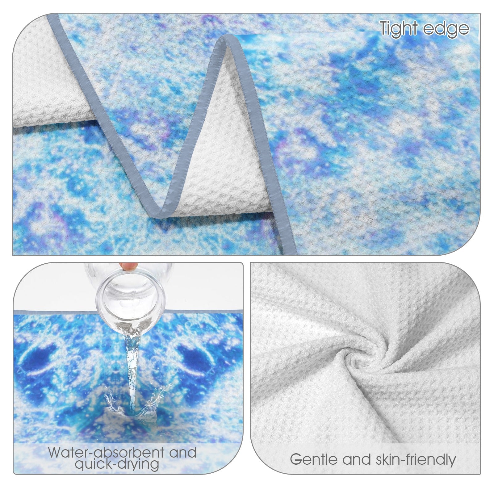 Katerina's Kamar-Taj Desires Waffle Weave Bath Towel 29" x 58" | Ships from USA
