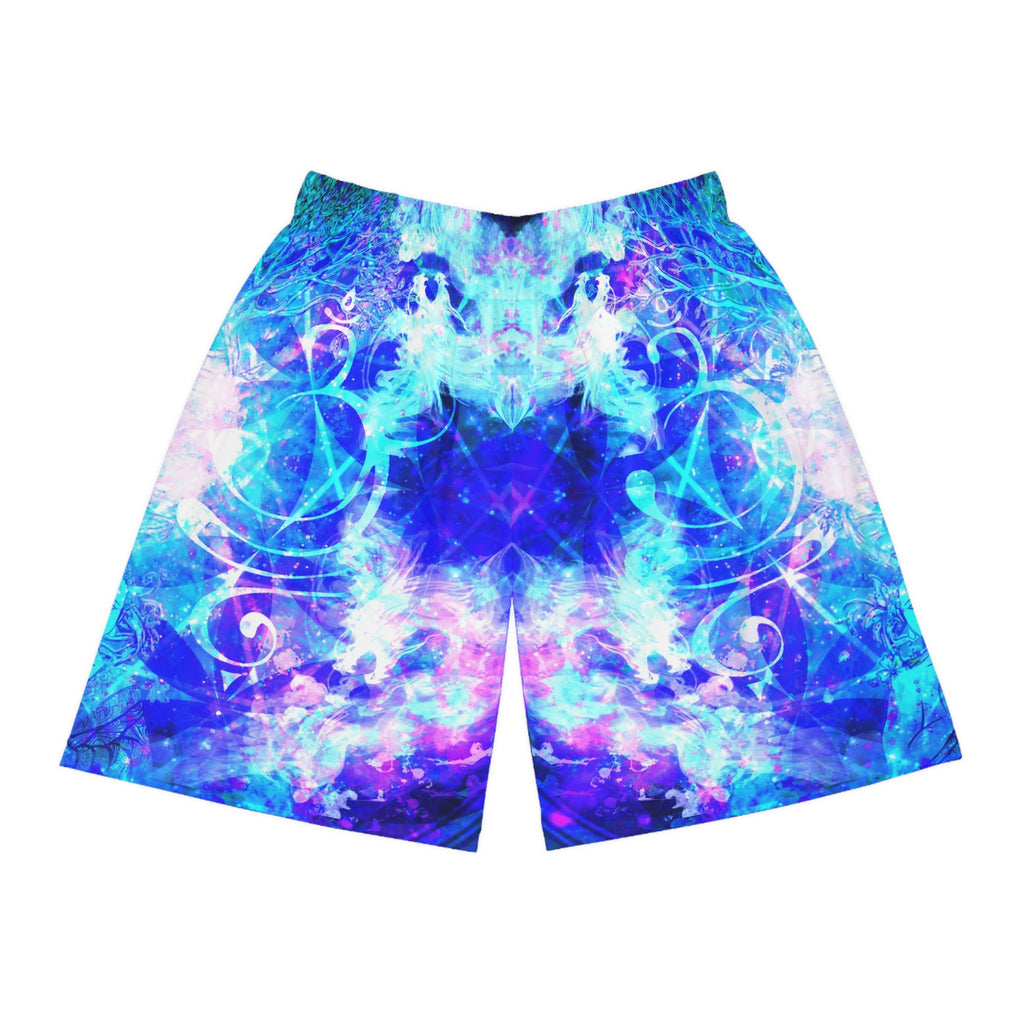 Amen Jin's Memories of Yesterday Buddha Meditations Basketball Shorts
