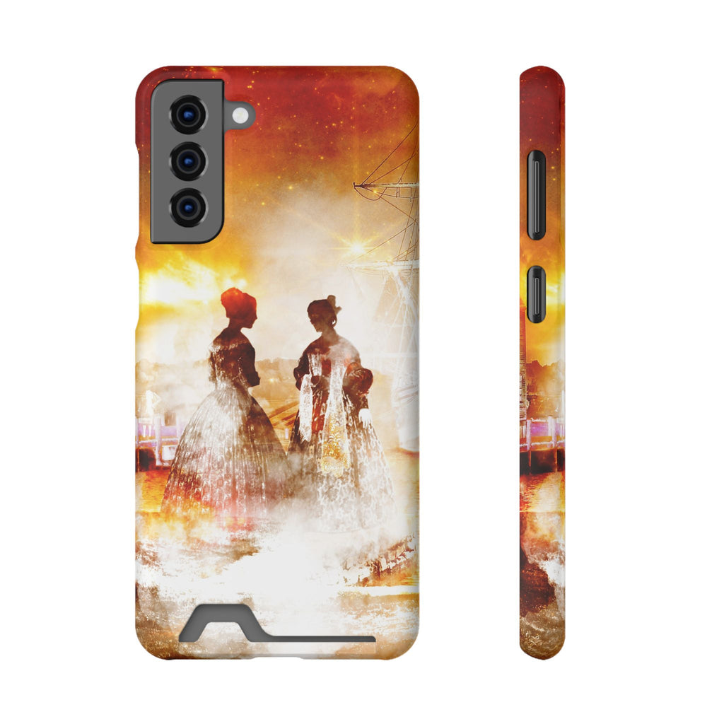 Samhain Eve Salem Harbor Dreams Phone Case With Card Holder