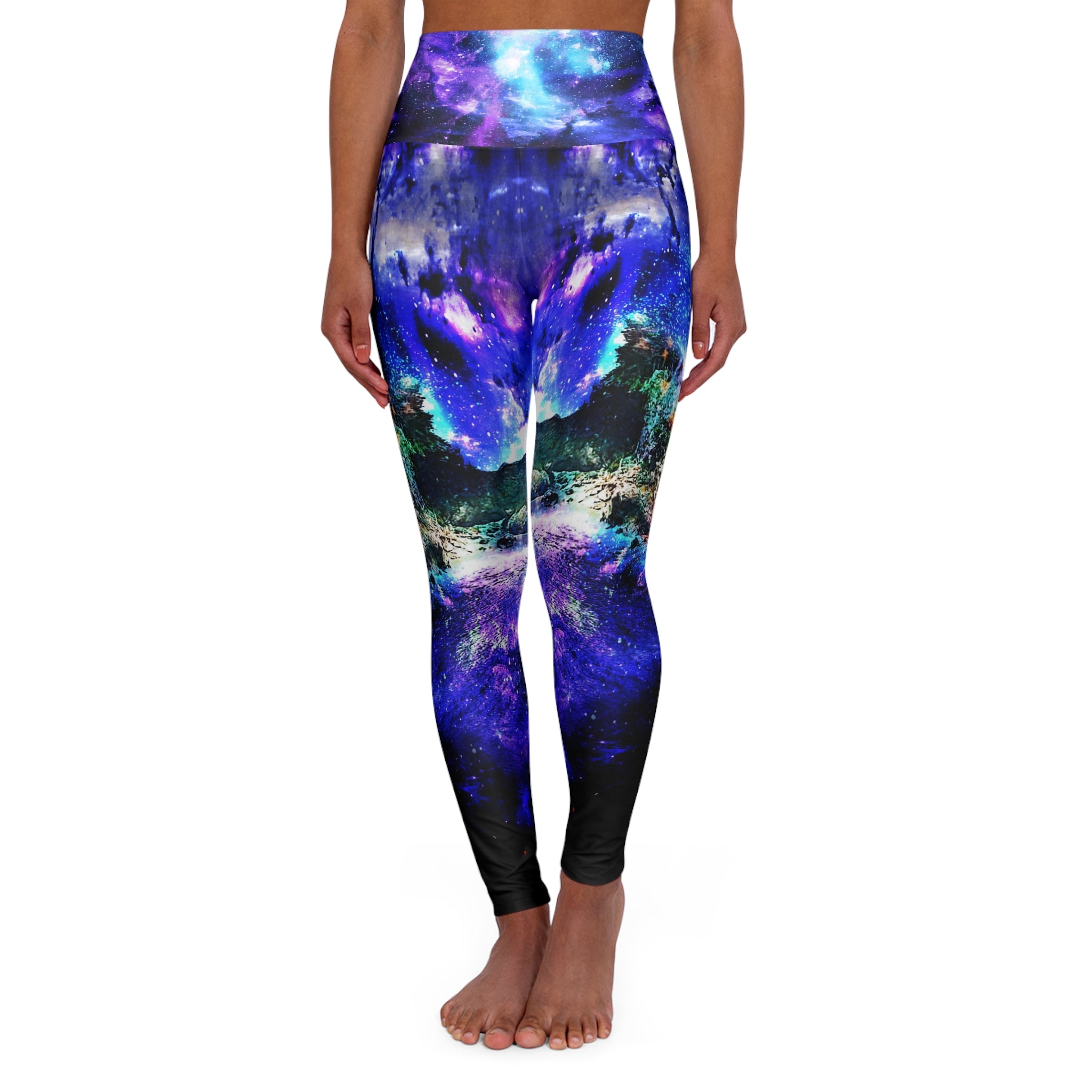 Mystic Hideaway Cove Dreams High Waisted Yoga Leggings
