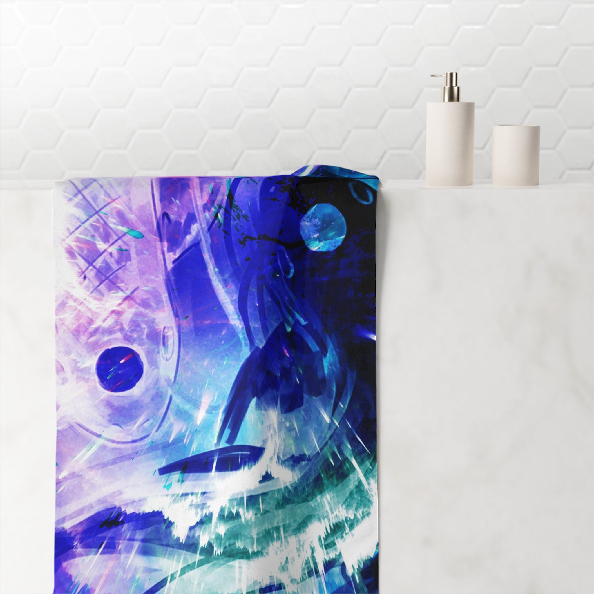 Creation's Koi Desires Mink-Cotton Towel