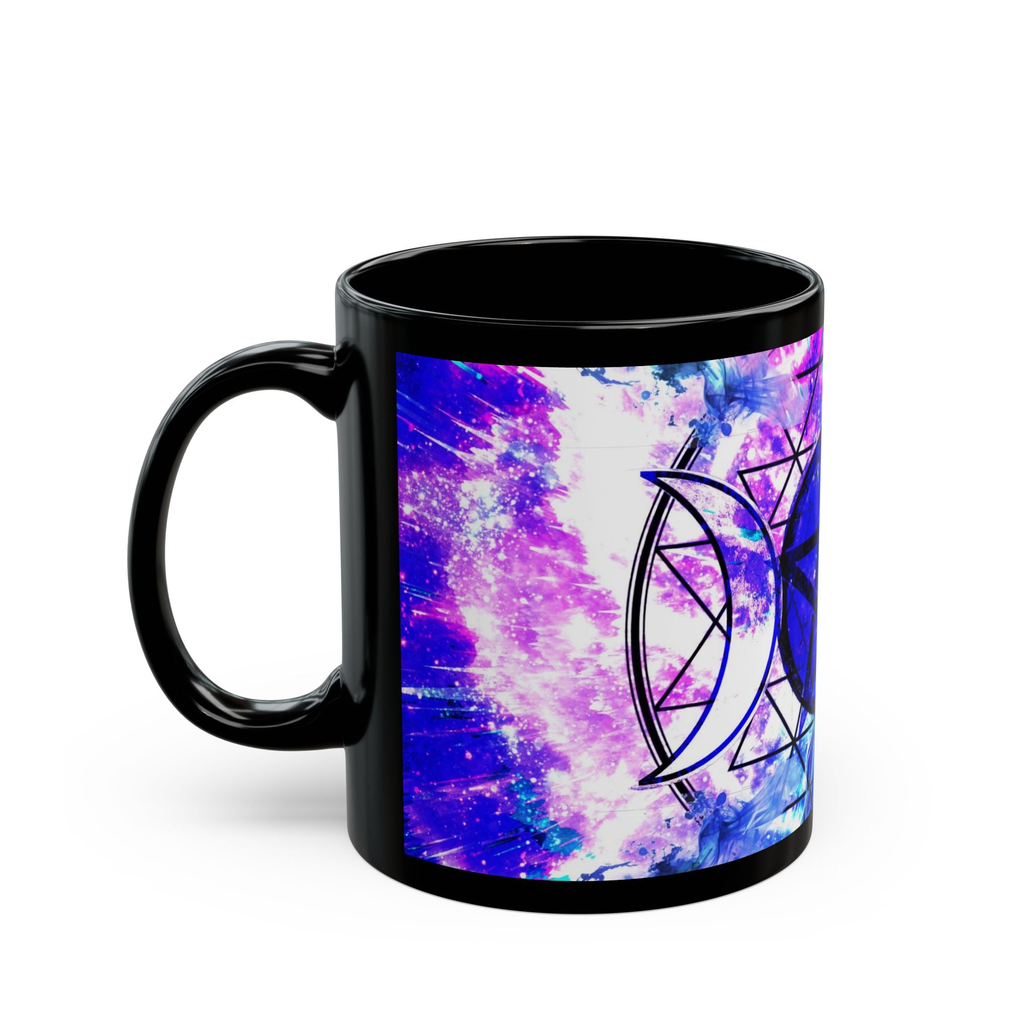 Creation's Magical Awakening Desires Meditations Black Mug