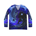 Katerina's Dragon's Eye Desires Koi Dreams Long Sleeve V-neck Shirt