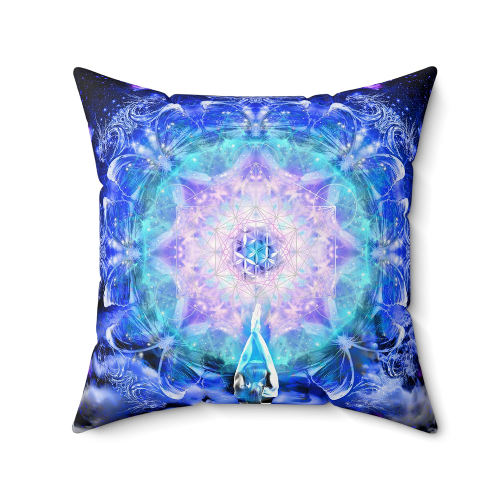 Amen Jin's Katerina's Eros & Psyche Metamorphosis Meditations Faux Suede Square