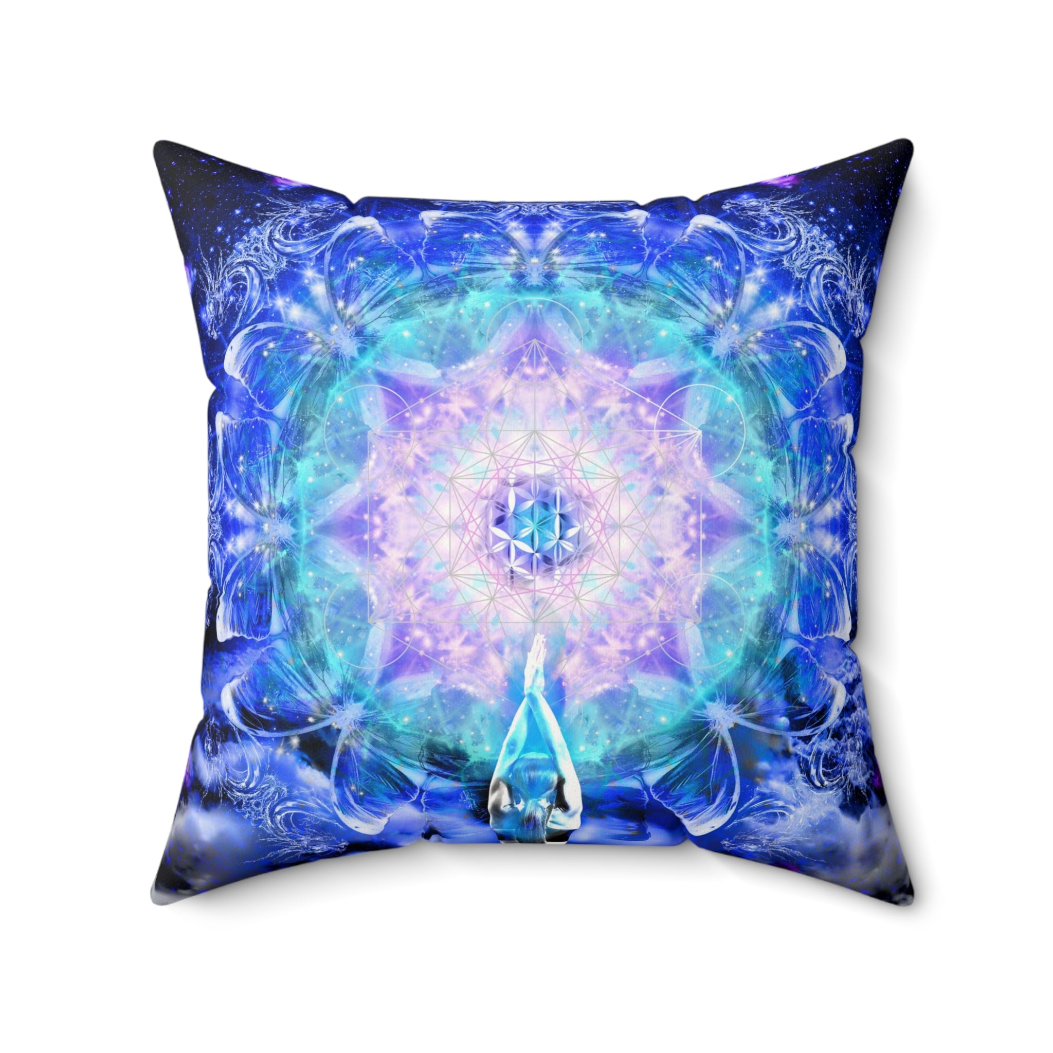 Amen Jin's Katerina's Eros & Psyche Metamorphosis Meditations Faux Suede Square