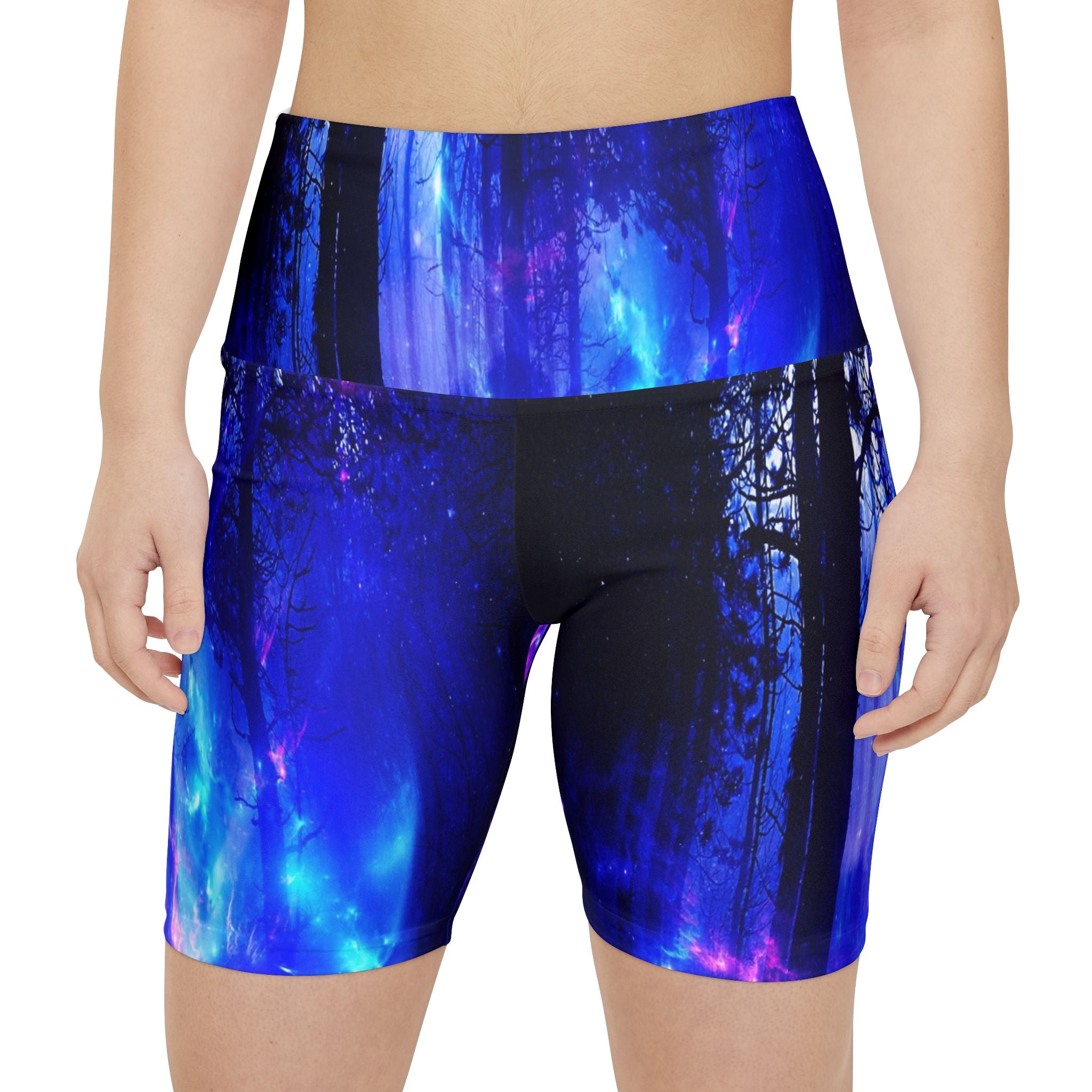 Amethyst Mystic Night Dreams Women's Workout Shorts