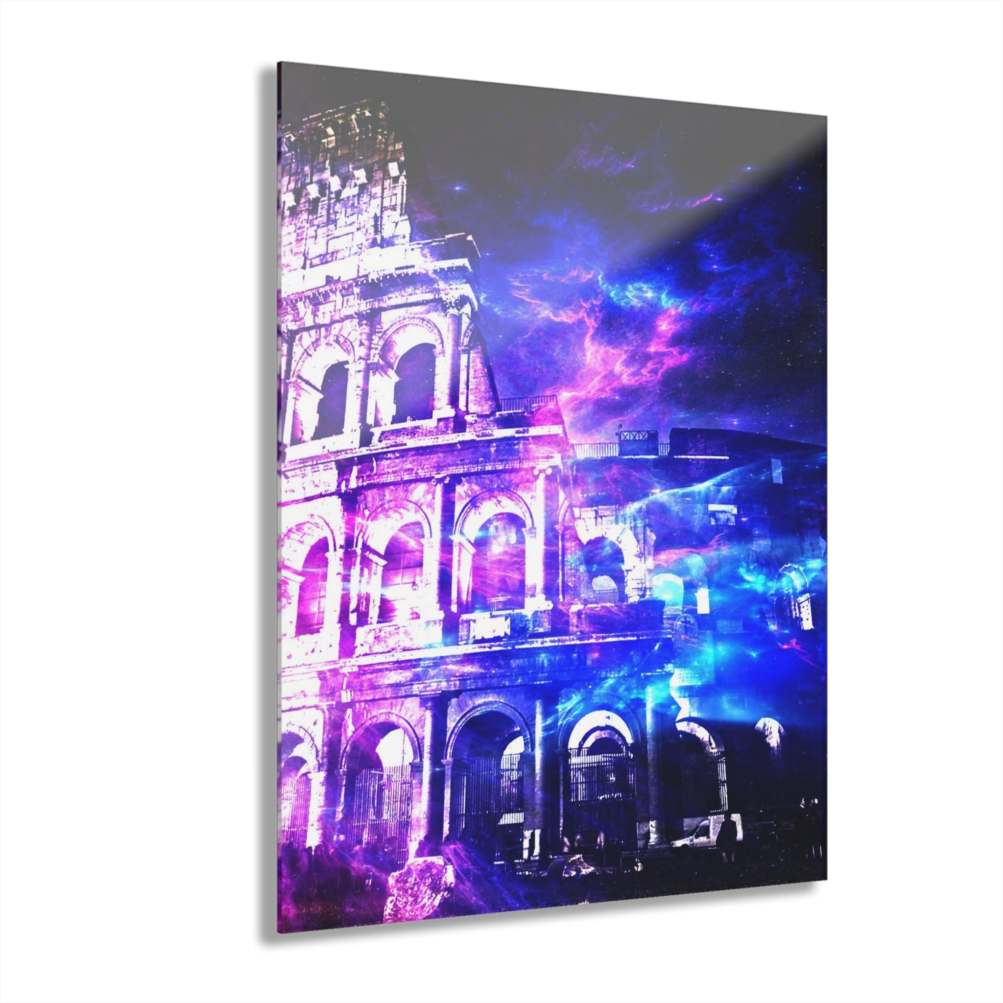 Amethyst Dreams of Roman Patterns Past Acrylic Prints (French Cleat Hanging)