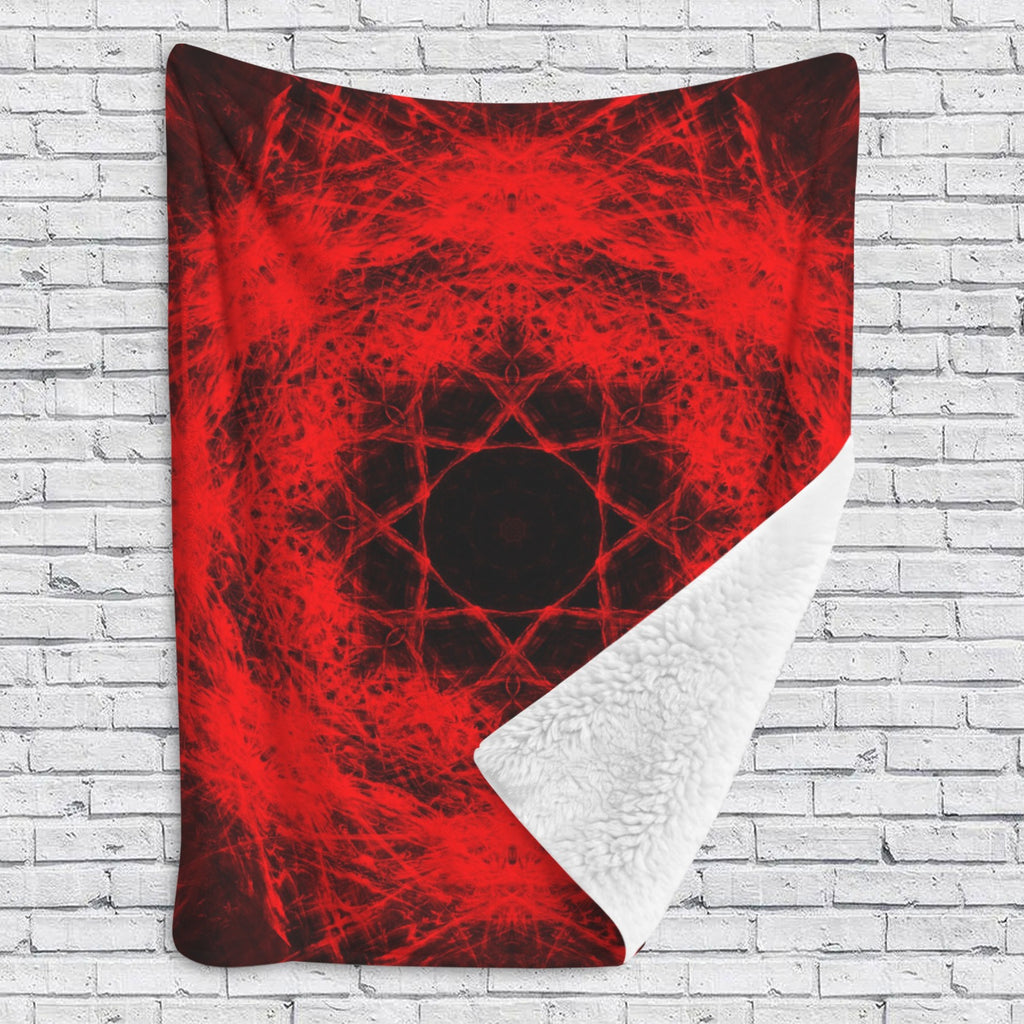 Katerina's Waiting for Hello Desires Sherpa Fleece Blanket 60" x 80" | Ships from USA