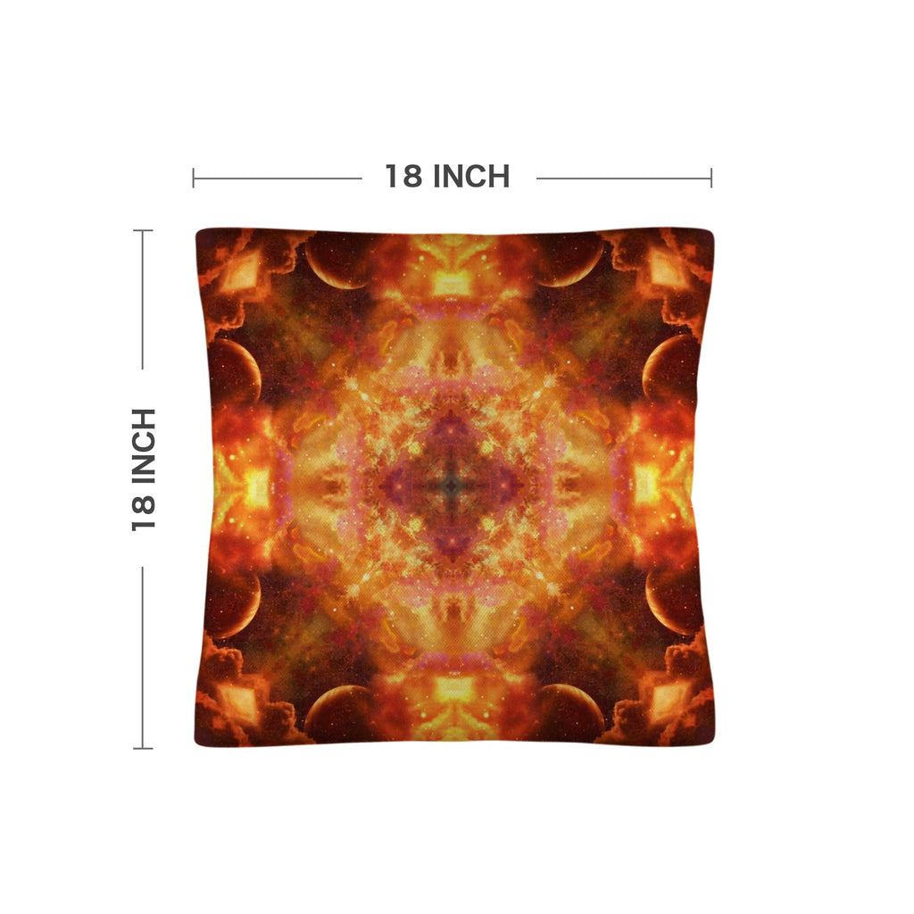 Samhain Night Dreams Desires Linen Throw Pillow 18" x 18" ( 1 Piece ) | Ships from USA