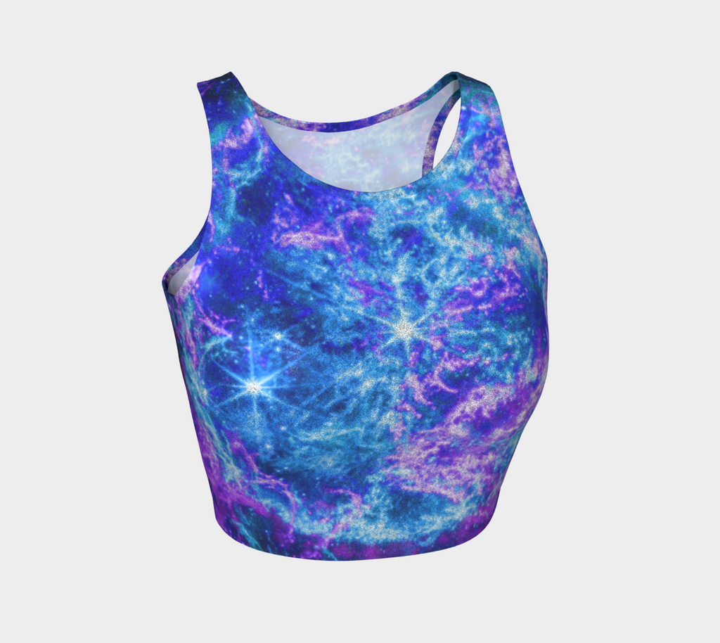 Katerina's Uncertainty in Time and Space Dreams Athletic Crop Top