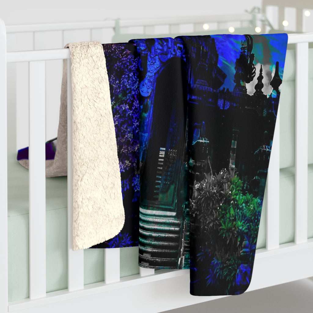 Creation's Balinese Desires Sherpa Fleece Blanket