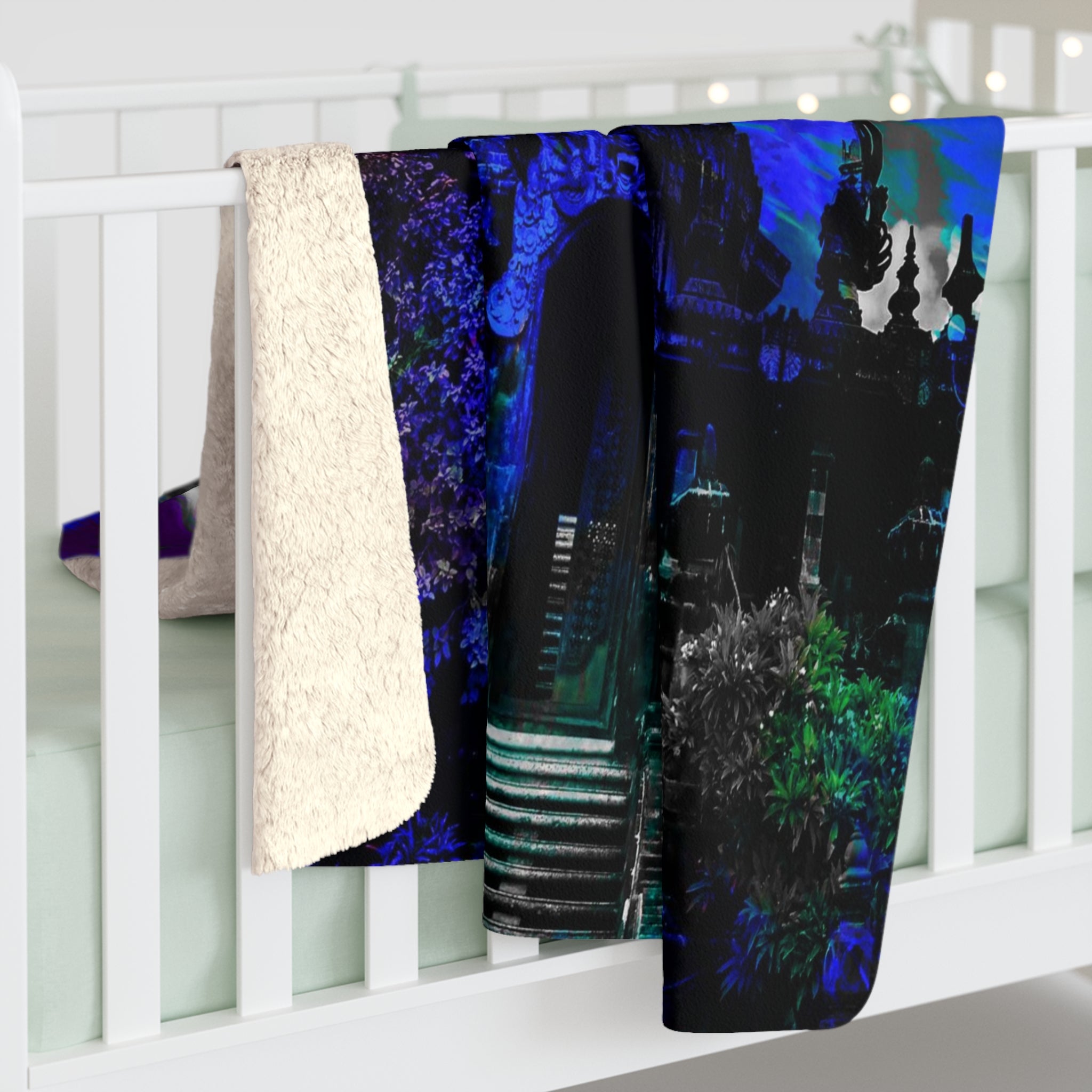 Creation's Balinese Desires Sherpa Fleece Blanket