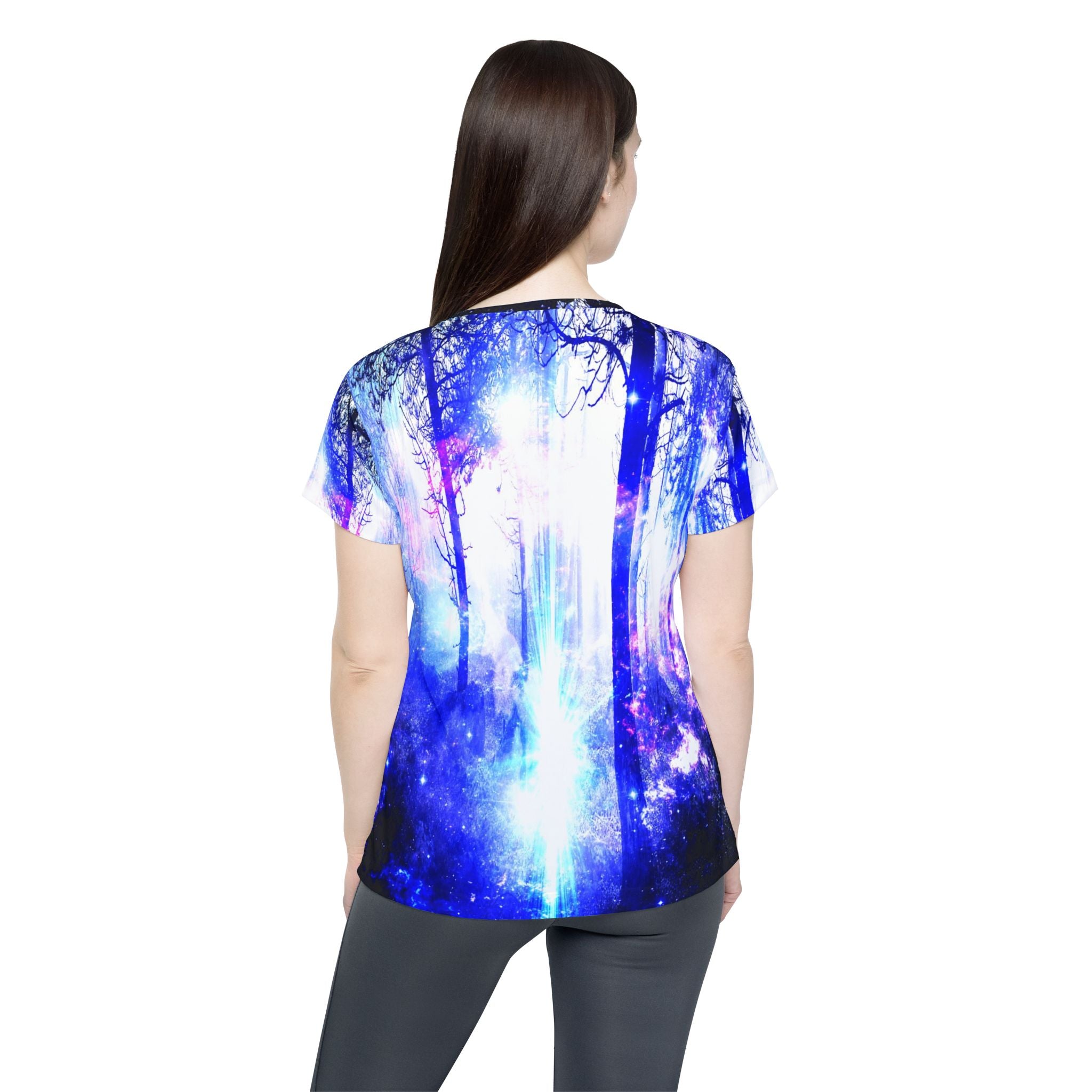 Iridescent Mystic Night Dreams Women's Sports Jersey