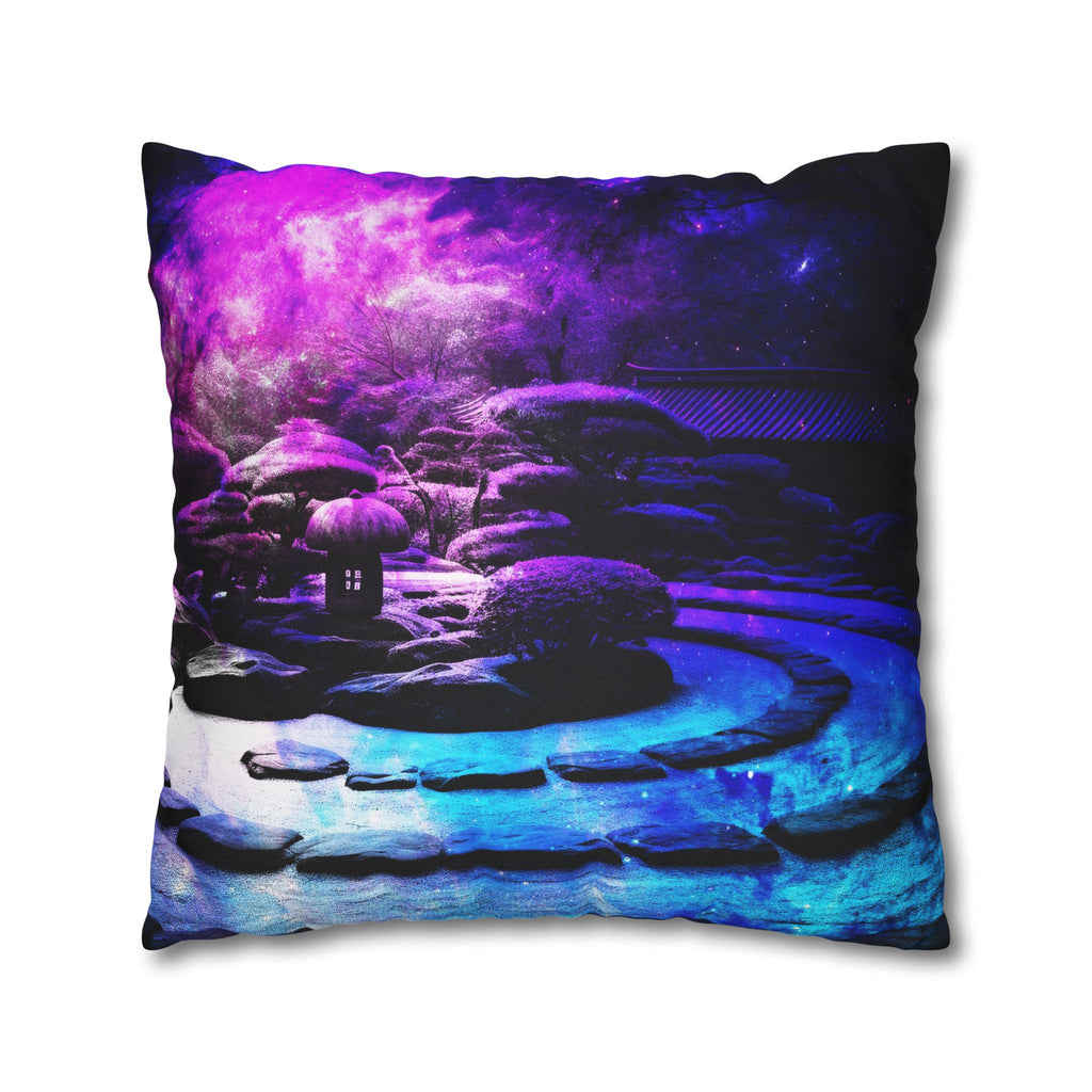 Creation's Heaven Tranquil Garden Dreams Spun Polyester Square Pillow Case
