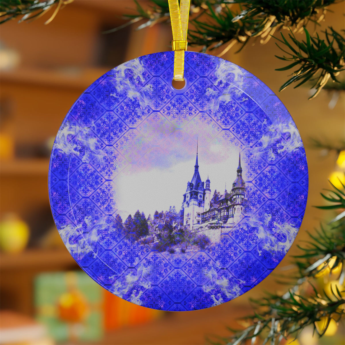Katerina's Uncertainty in Time & Space Dragoness Dreams Glass Ornaments