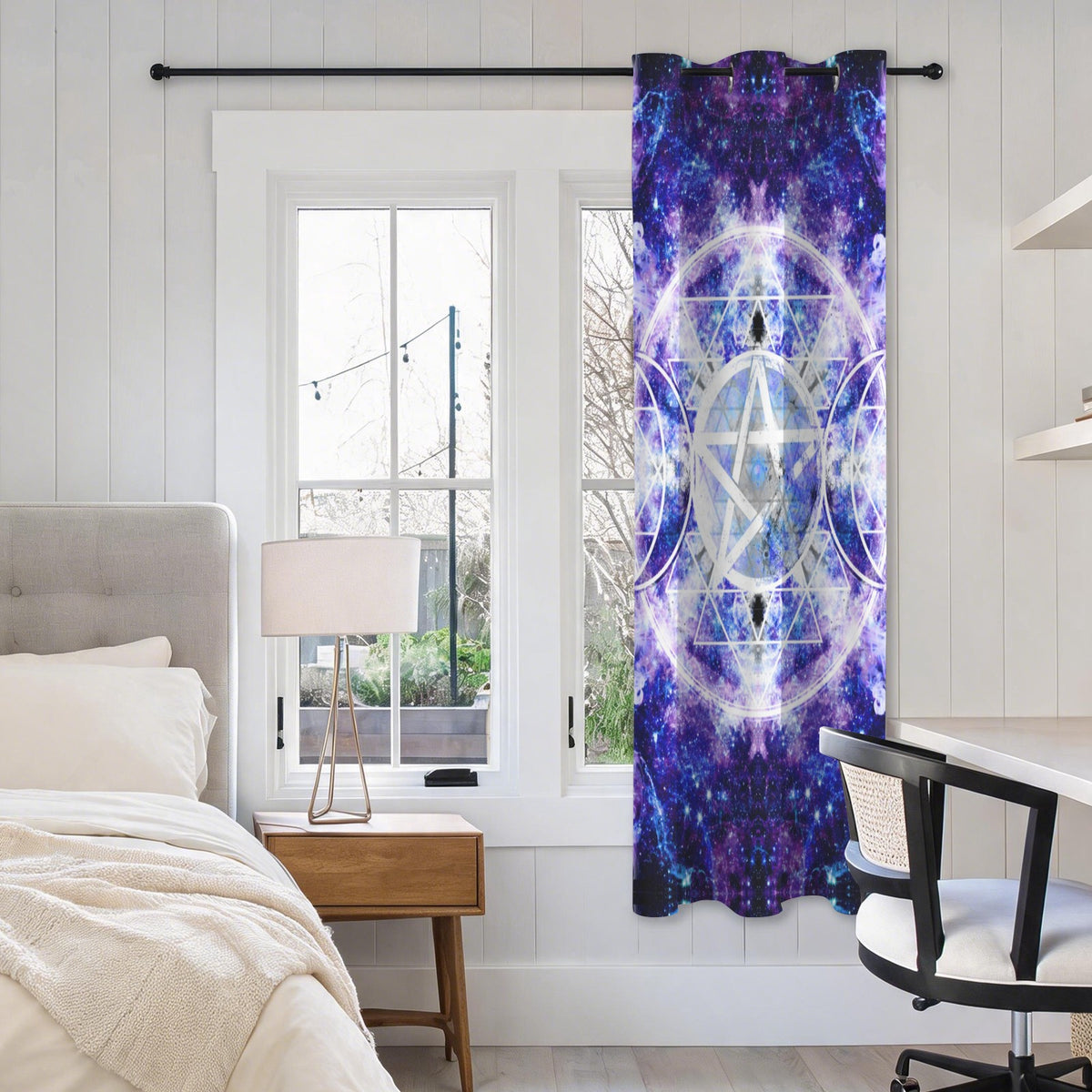Amen Jin's Katerina's Dracularian Dragoness Triple Goddess Meditations Grommet Curtain 42" x 63" ( 1 Piece ) | Ships from USA