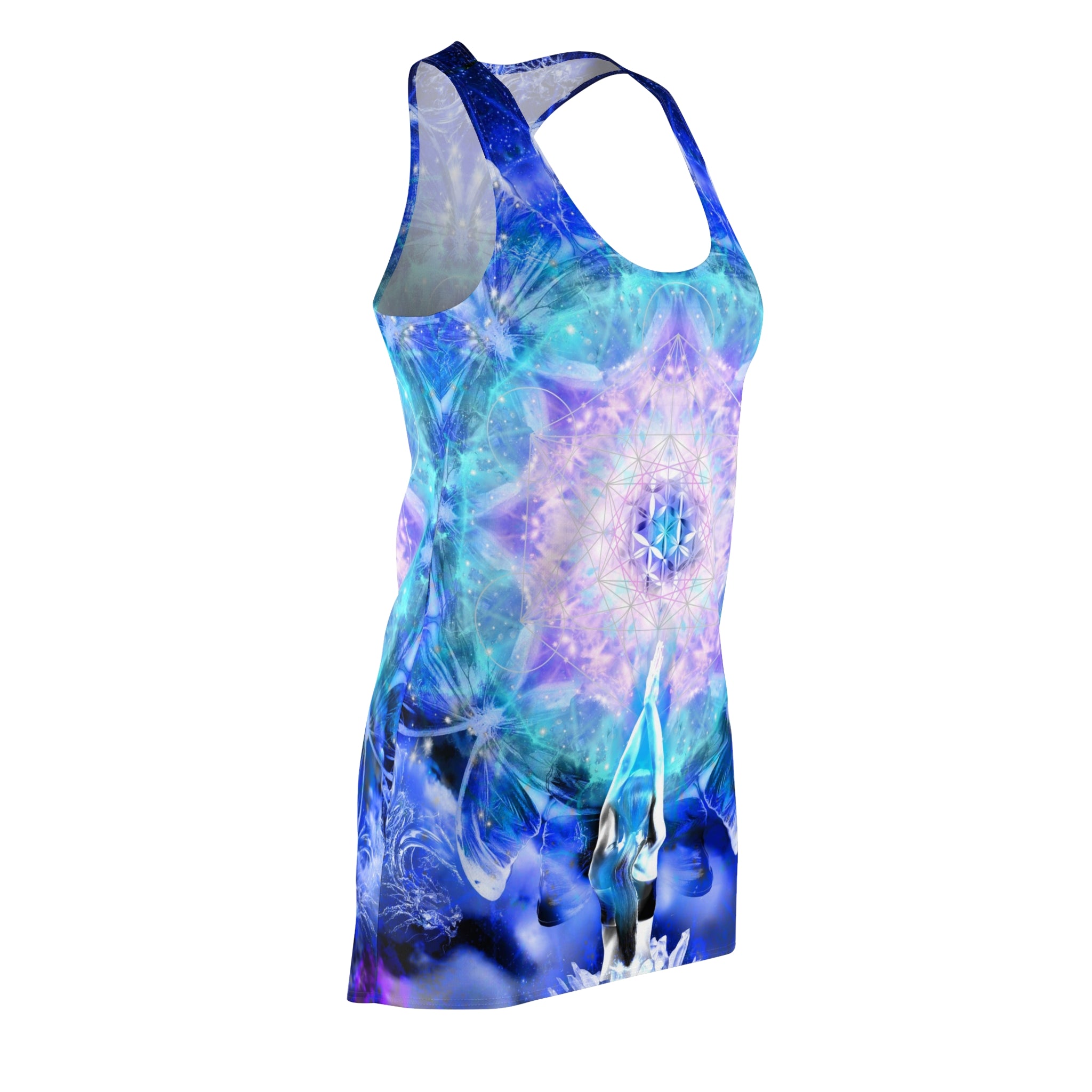 Amen Jin's Katerina's Eros & Psyche Metamorphosis Meditations W Racerback Dress