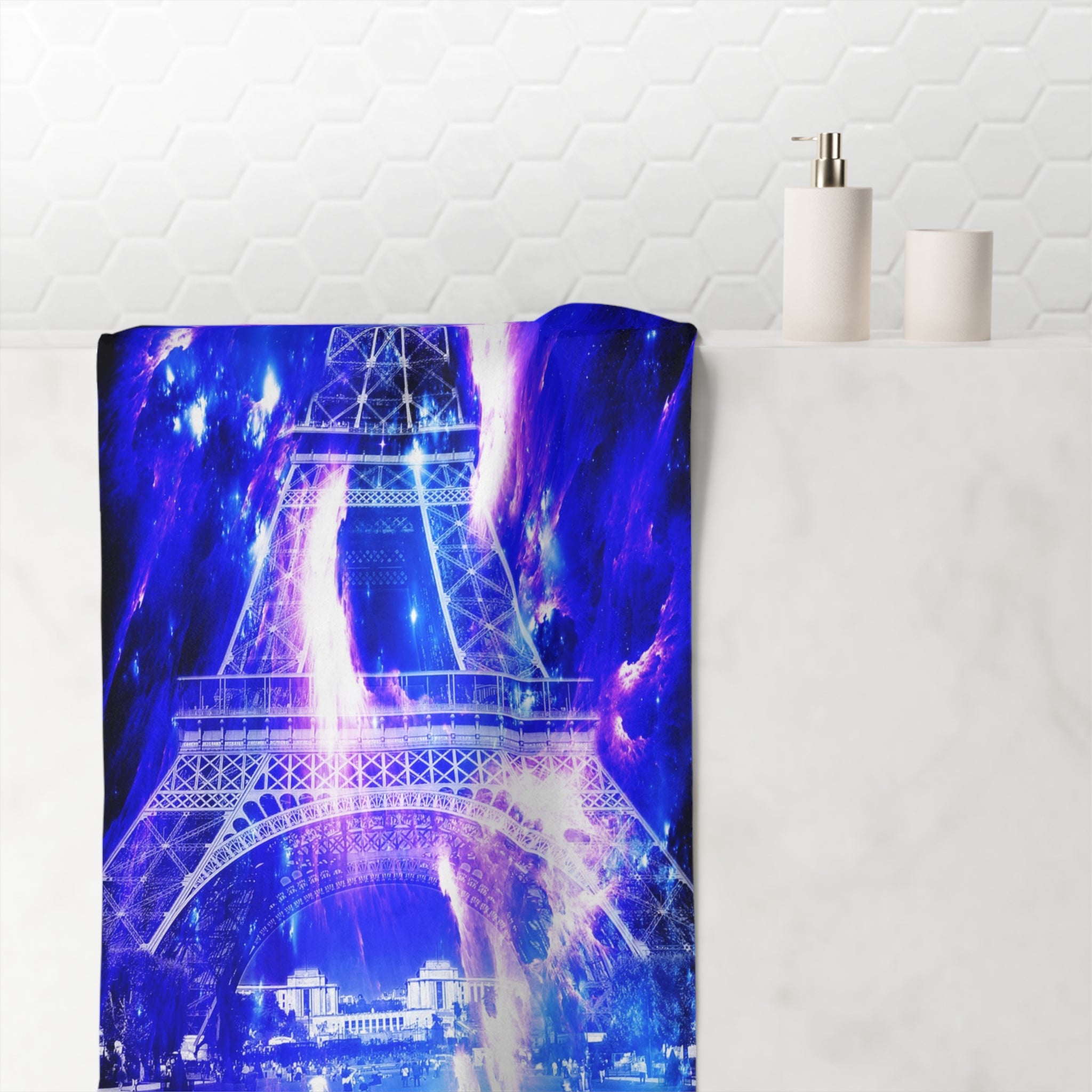 Amethyst Sapphire Parisian Dreams Mink-Cotton Towel