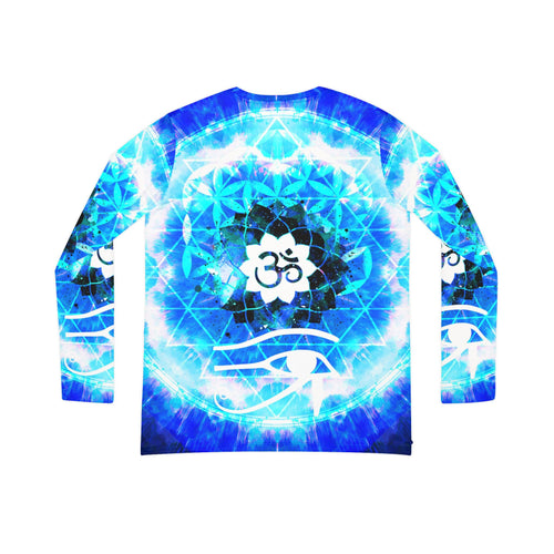 Amen Jin's Blue Sun Fairy Om Meditations Long Sleeve V-neck