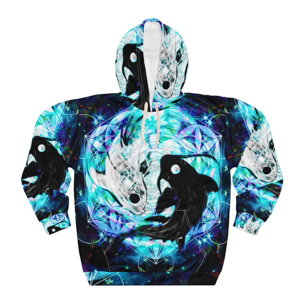 Katerina's Now and Forever Koi Meditations Unisex Pullover Hoodie