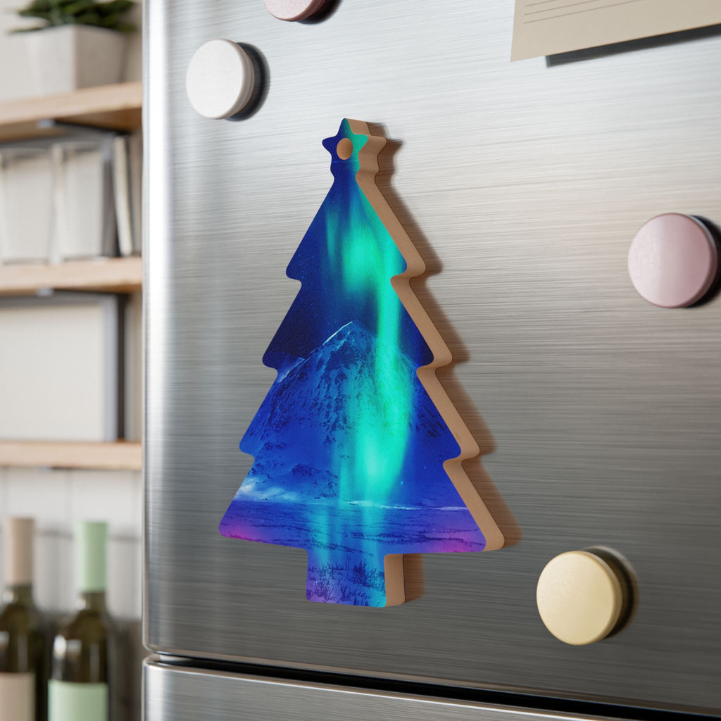 Lighted String Matanuska Dreams Wooden Ornaments