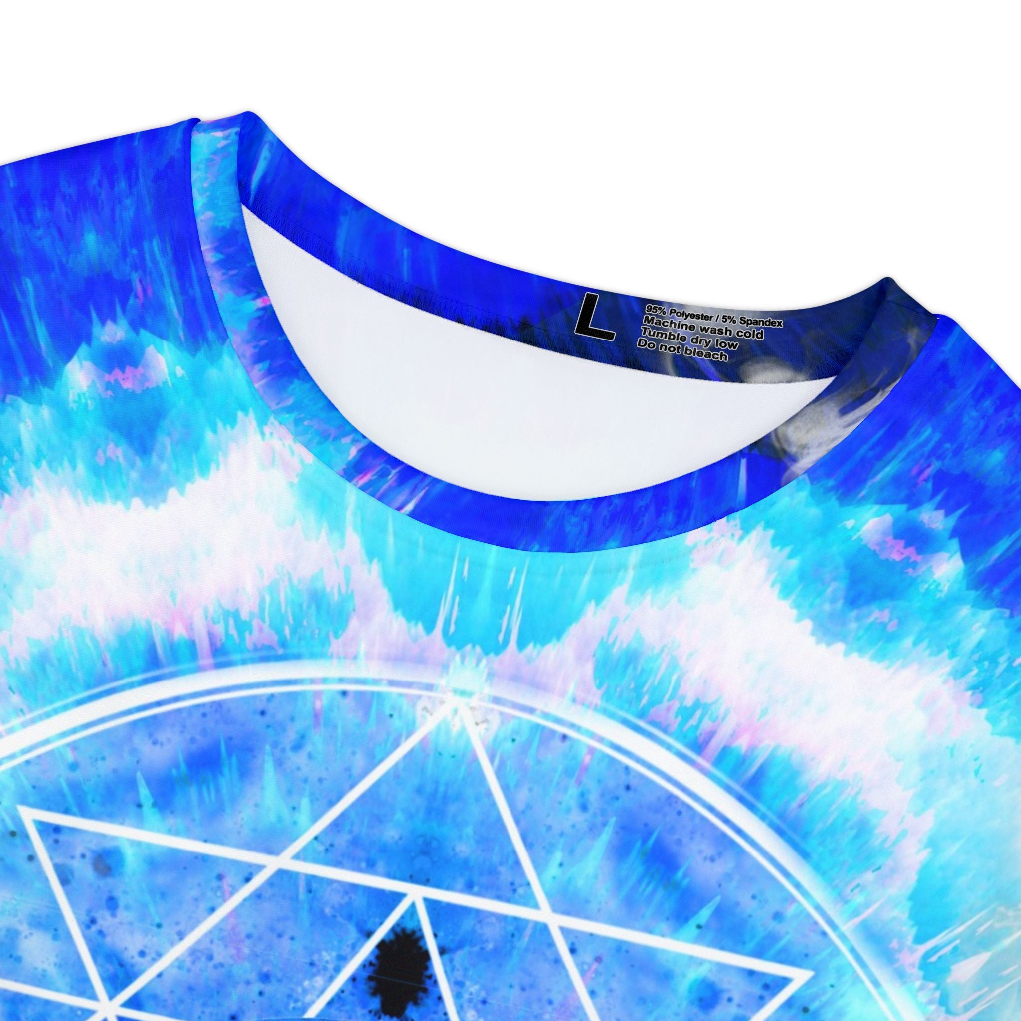 Amen Jin's Blue Sun Triple Goddess Meditations Women's Short Sleeve Shirt
