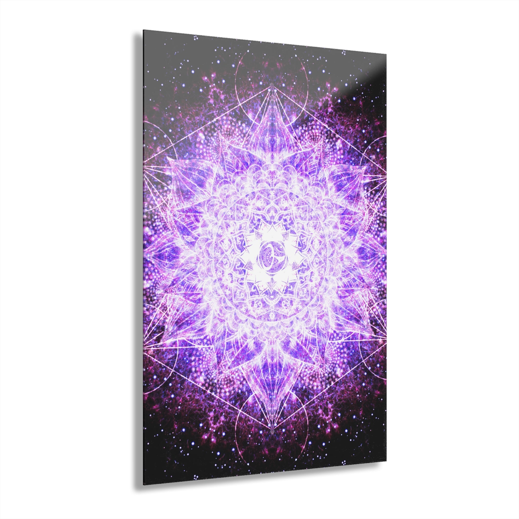 Sahasrara Meditations Acrylic Print (French Cleat Hanging)