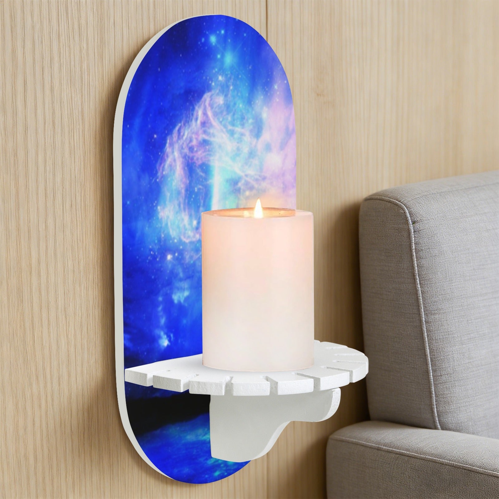 Starry Night Dreams Wall Mounted Candle Holder | Ships from USA
