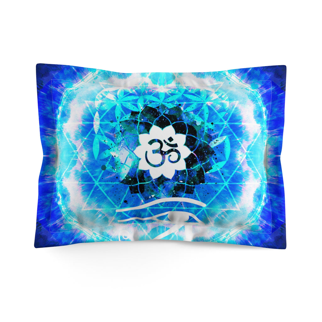 Amen Jin's Blue Sun Fairy Om Meditations Pillow Sham